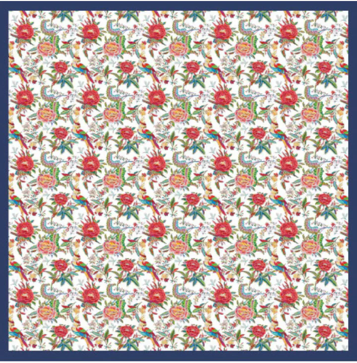 Lazy Jack Press Italian Silk Scarf - Image 3