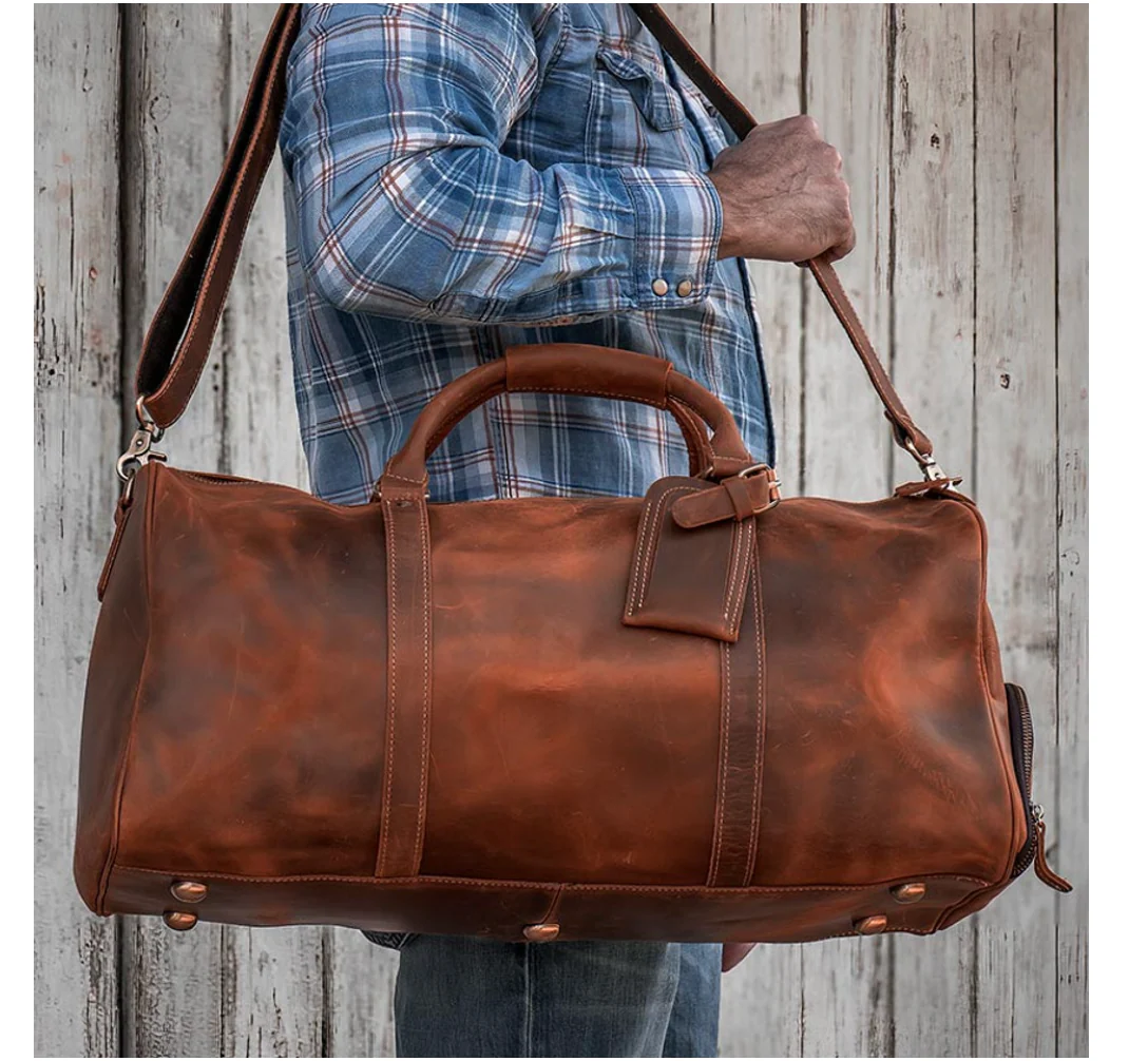 Leather Weekender - Image 4