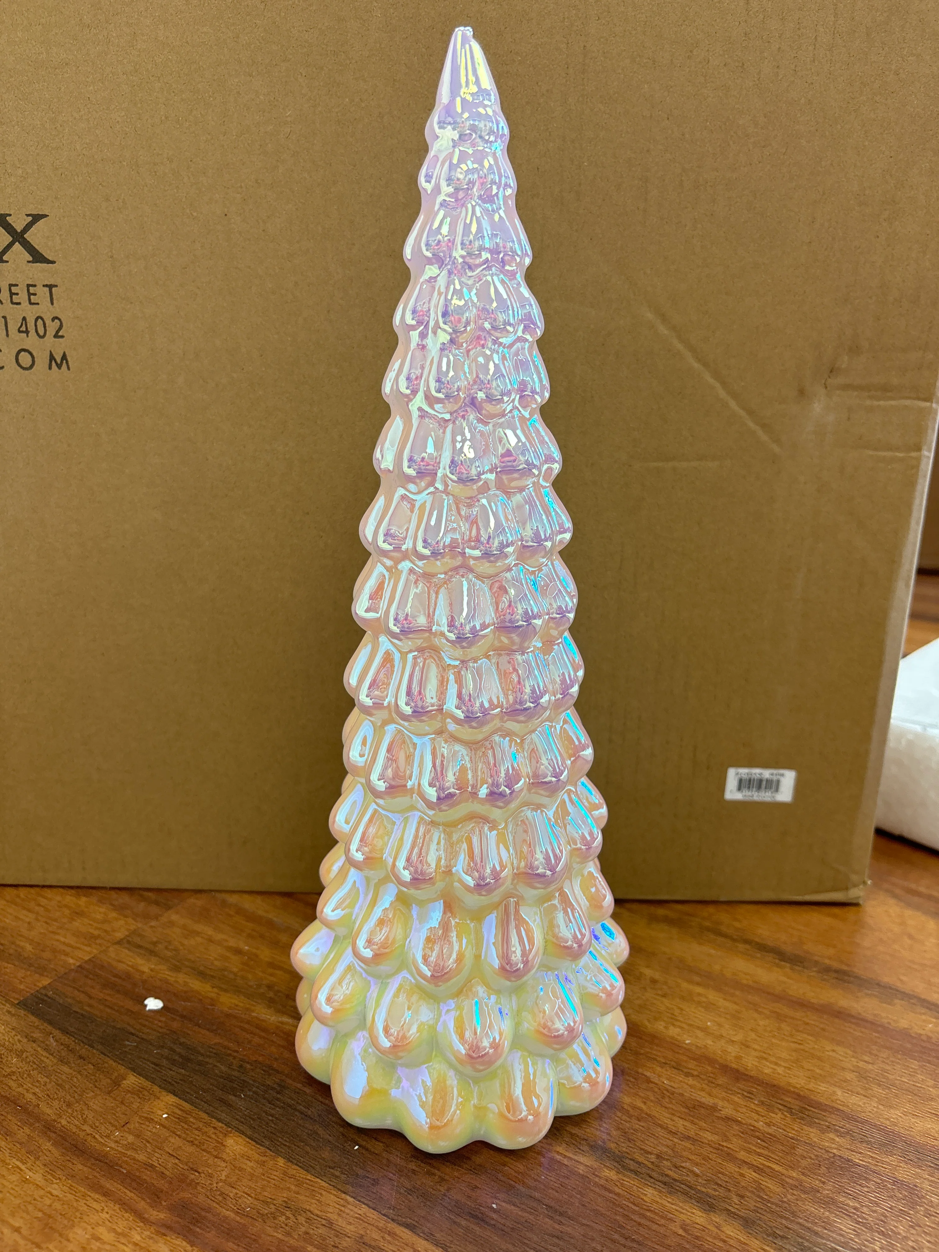 LED White Rainbow Luster Tree - Image 3