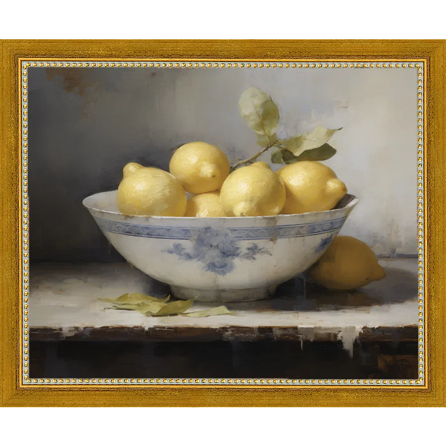 Lemons in Bowl 8x10