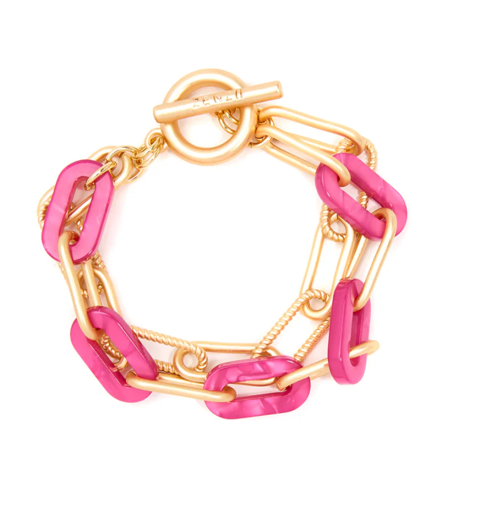 Lenna Layered Links Bracelet - Image 2
