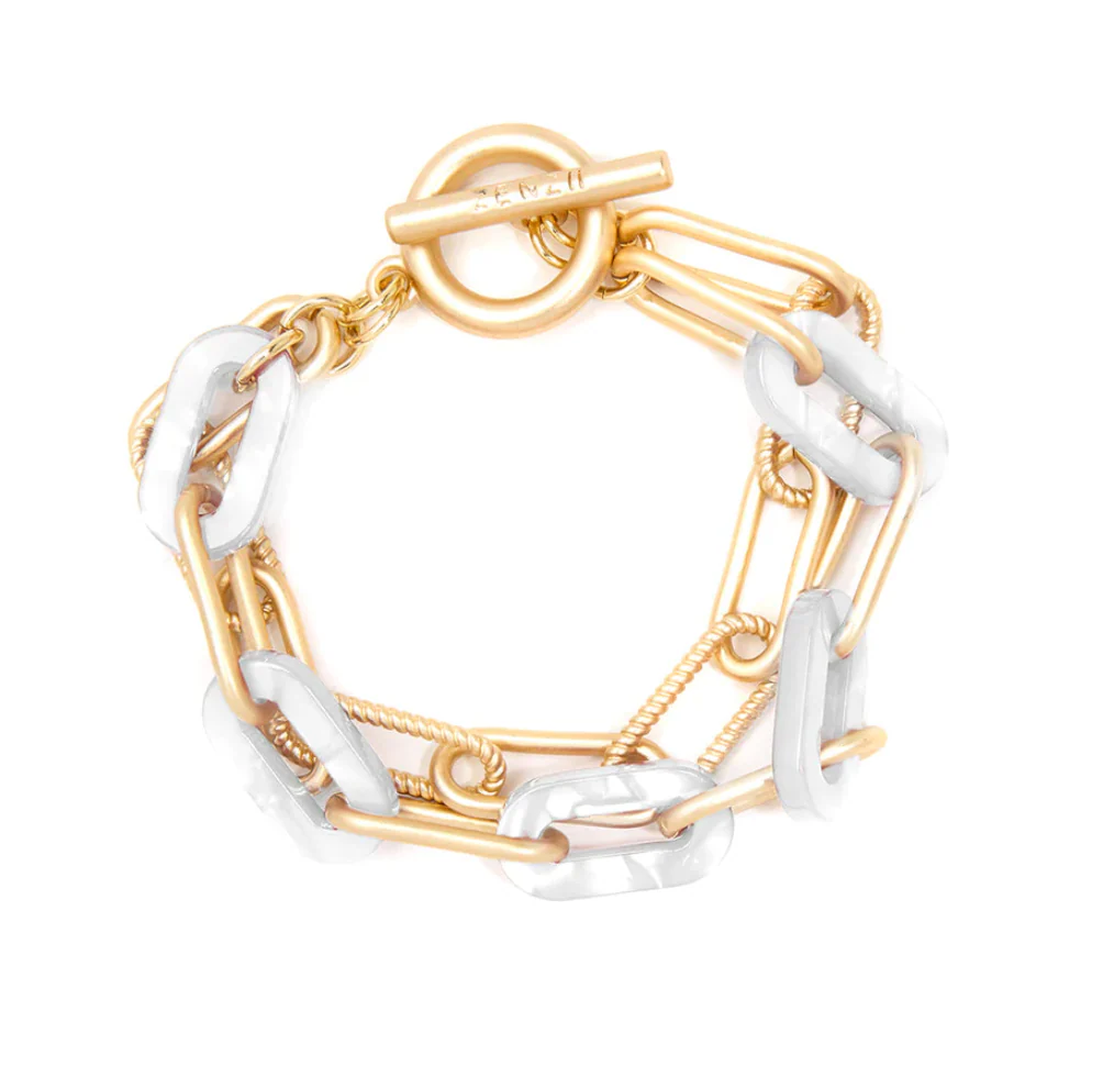 Lenna Layered Links Bracelet - Image 3