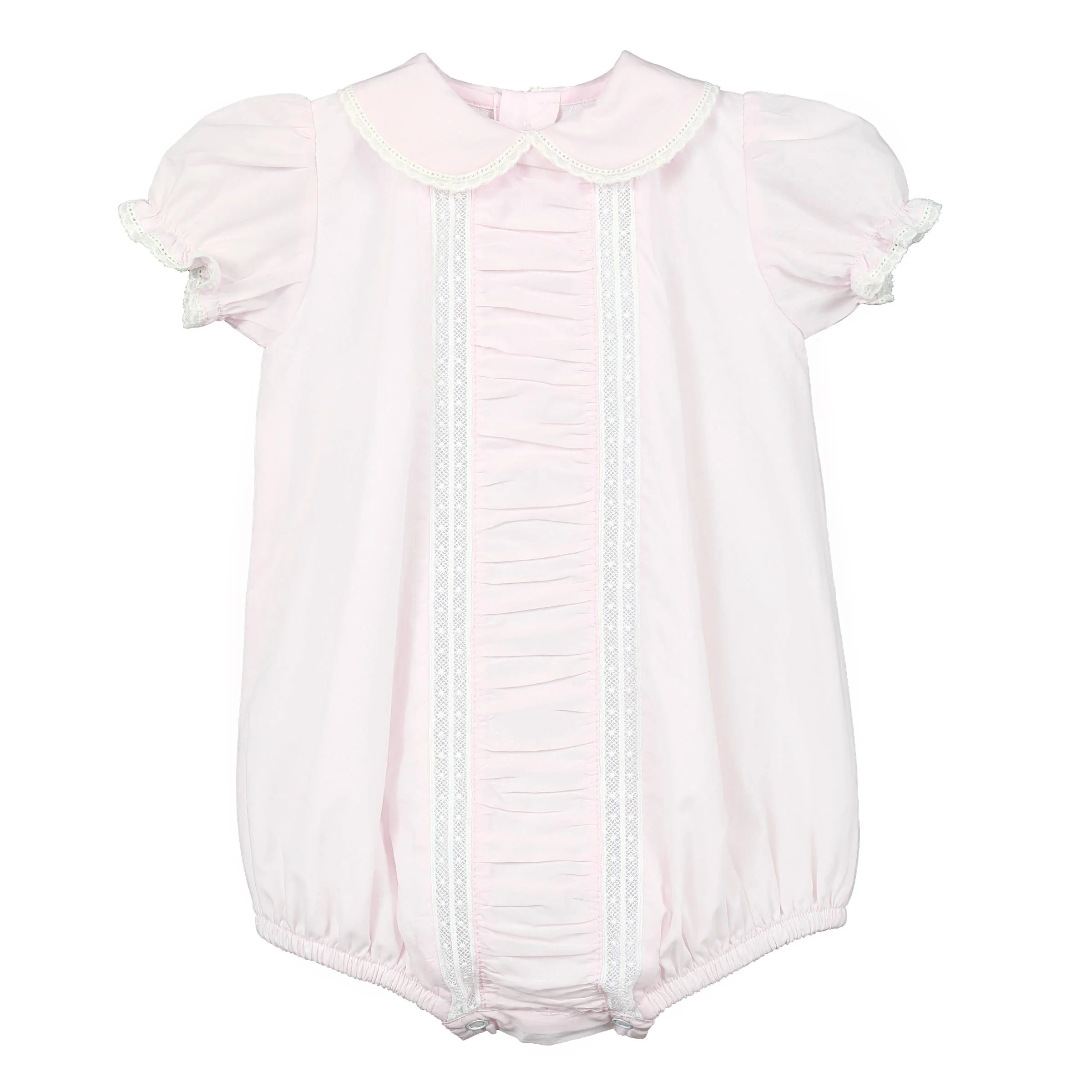 Lenora - Pleats Bubble : Pink / 9-12M