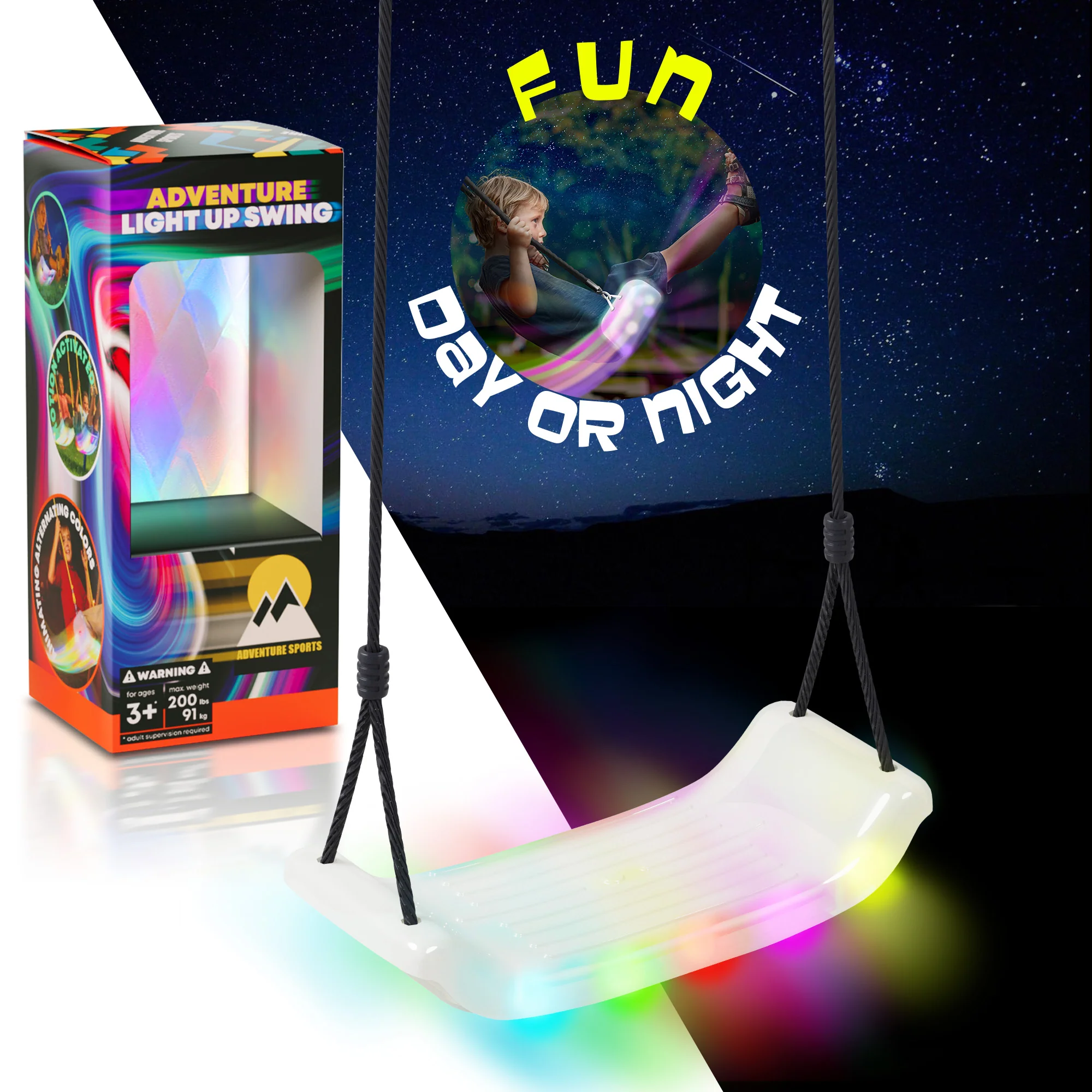 Light up the Fun LED Swing