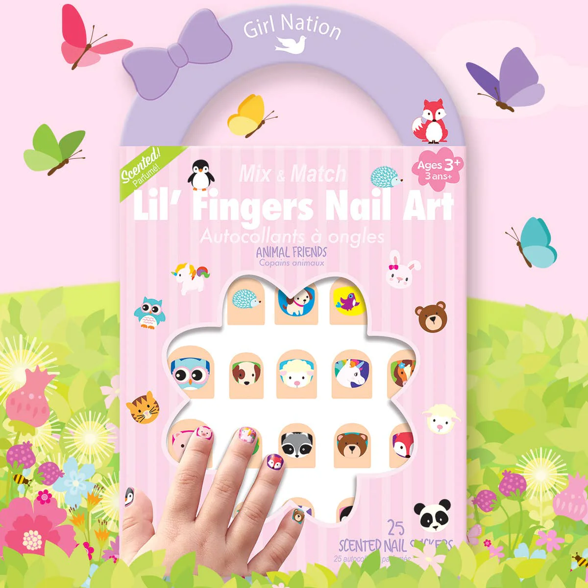Lil' Fingers Nail Art- Animal Friends