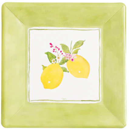 Limoncello Sq Salad/dessert Plates Square