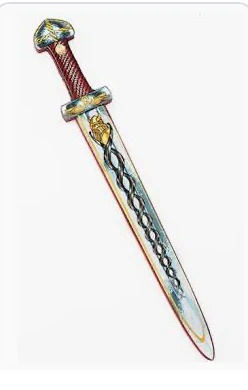 Liontouch Harald Viking Sword, Red
