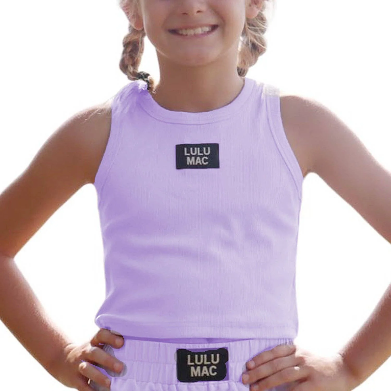 LM-KTK-1000 LAVENDER KIDS SOLID TANK - Image 2