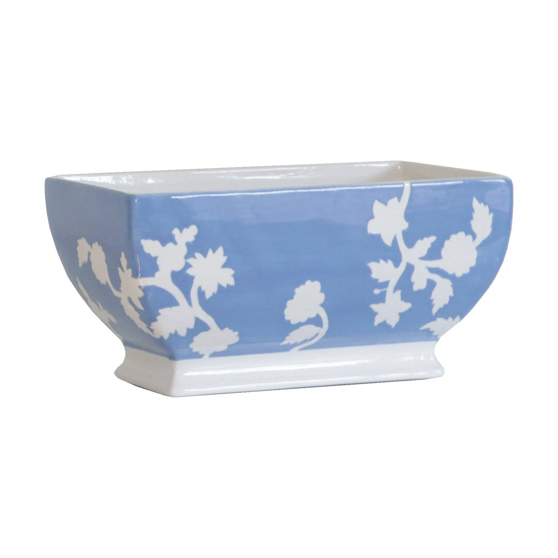 Lo Home by Lauren Haskell Designs - Chinoiserie Dreams Planter: French Blue - Image 12