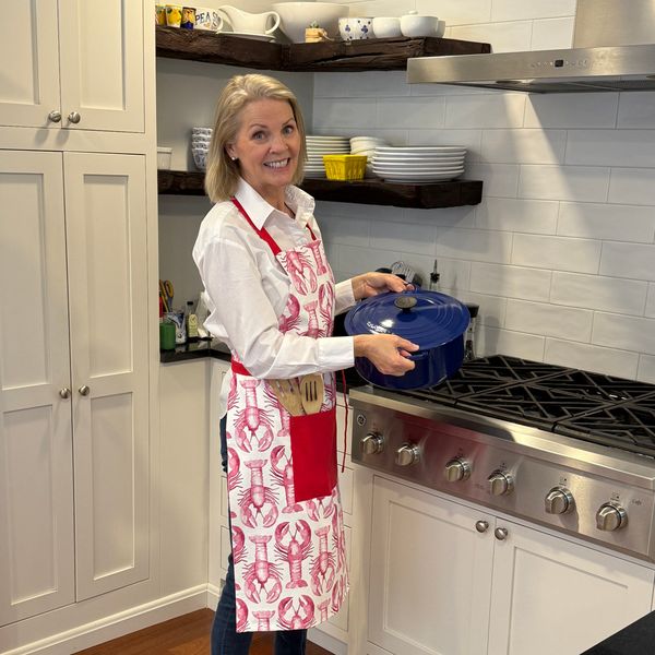 Lobster Apron In Lipstick - Image 2