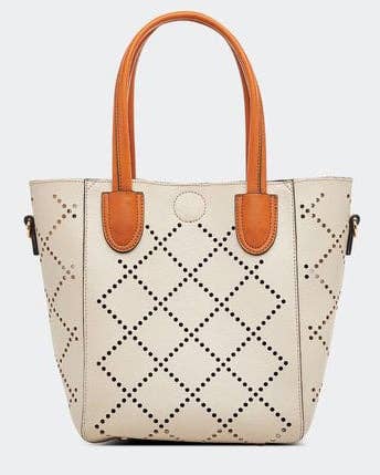 Louenhide - Baby Bermuda Tote Bag: Vegan-Polyurethane / Women-Owned / Putty - Image 11