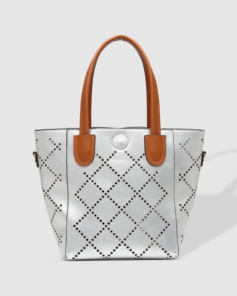 Louenhide - Baby Bermuda Tote Bag: Vegan-Polyurethane / Women-Owned / Putty - Image 2