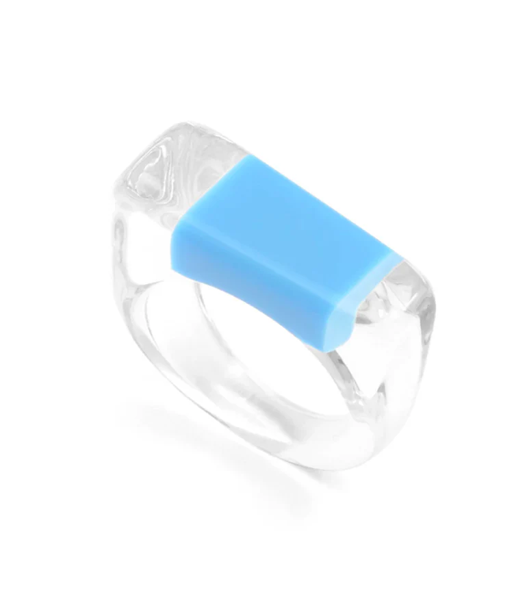 LUCITE COLOR BAR RING - Image 2