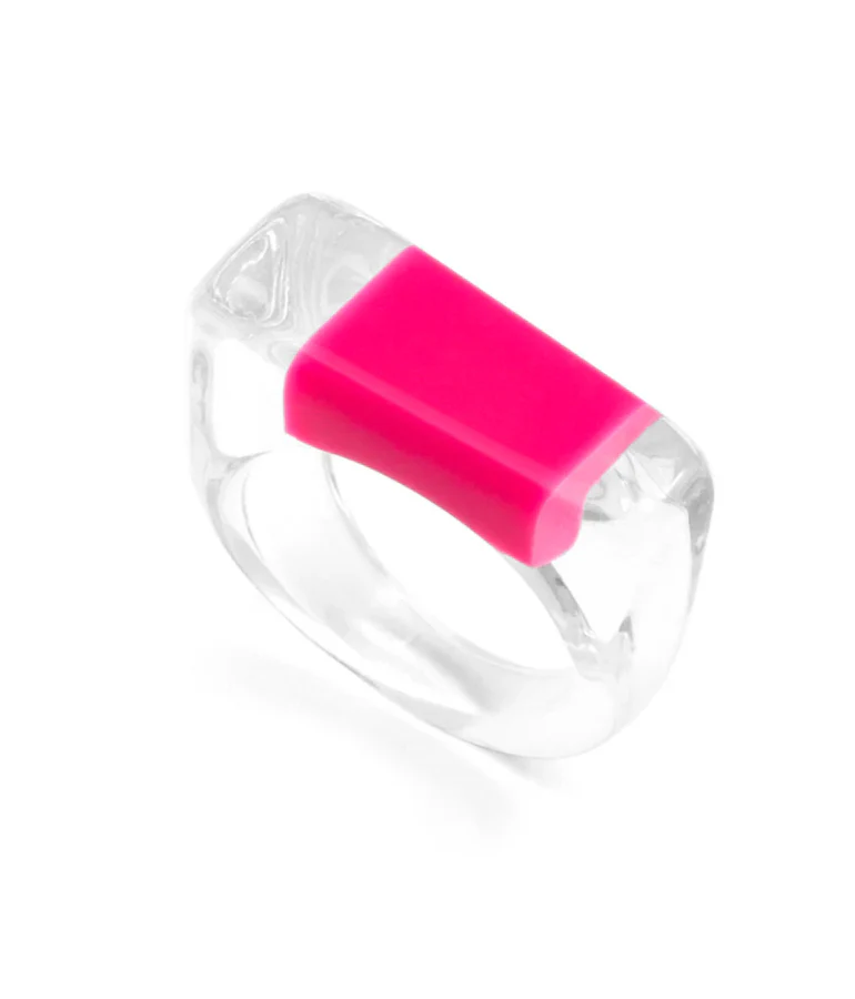 LUCITE COLOR BAR RING - Image 4