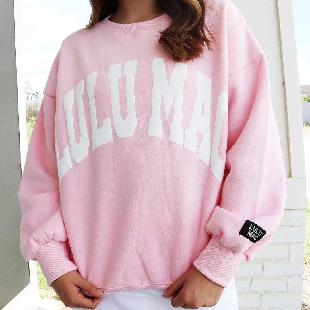 Lulu Mac Sweatshirt Light Pink/White - Puff - Image 2