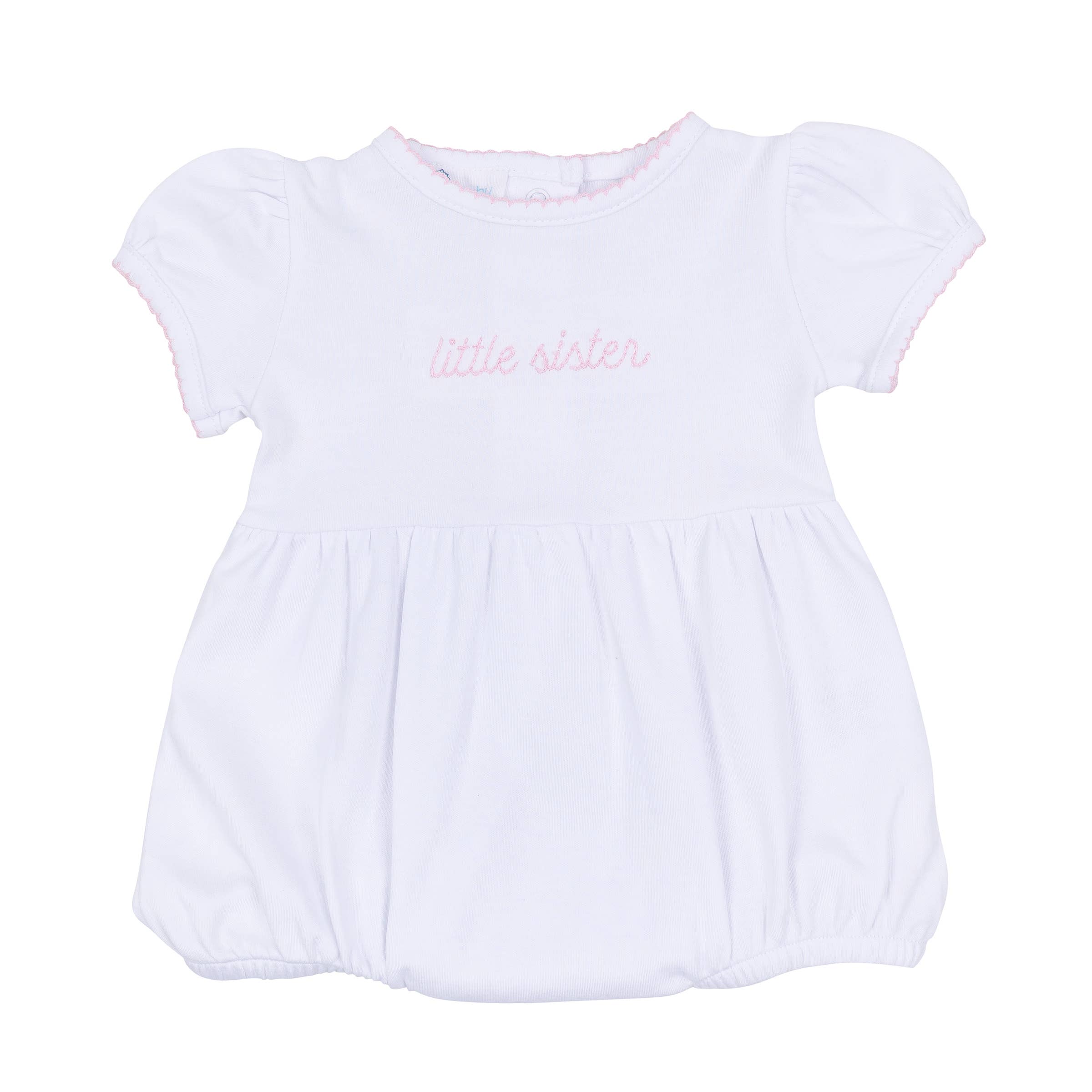 Magnolia Baby - Little Sister Short Sleeve Bubble: 9 Months - Image 3