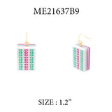 Mahjong Tile Acrylic 1.25" Earring - Image 2