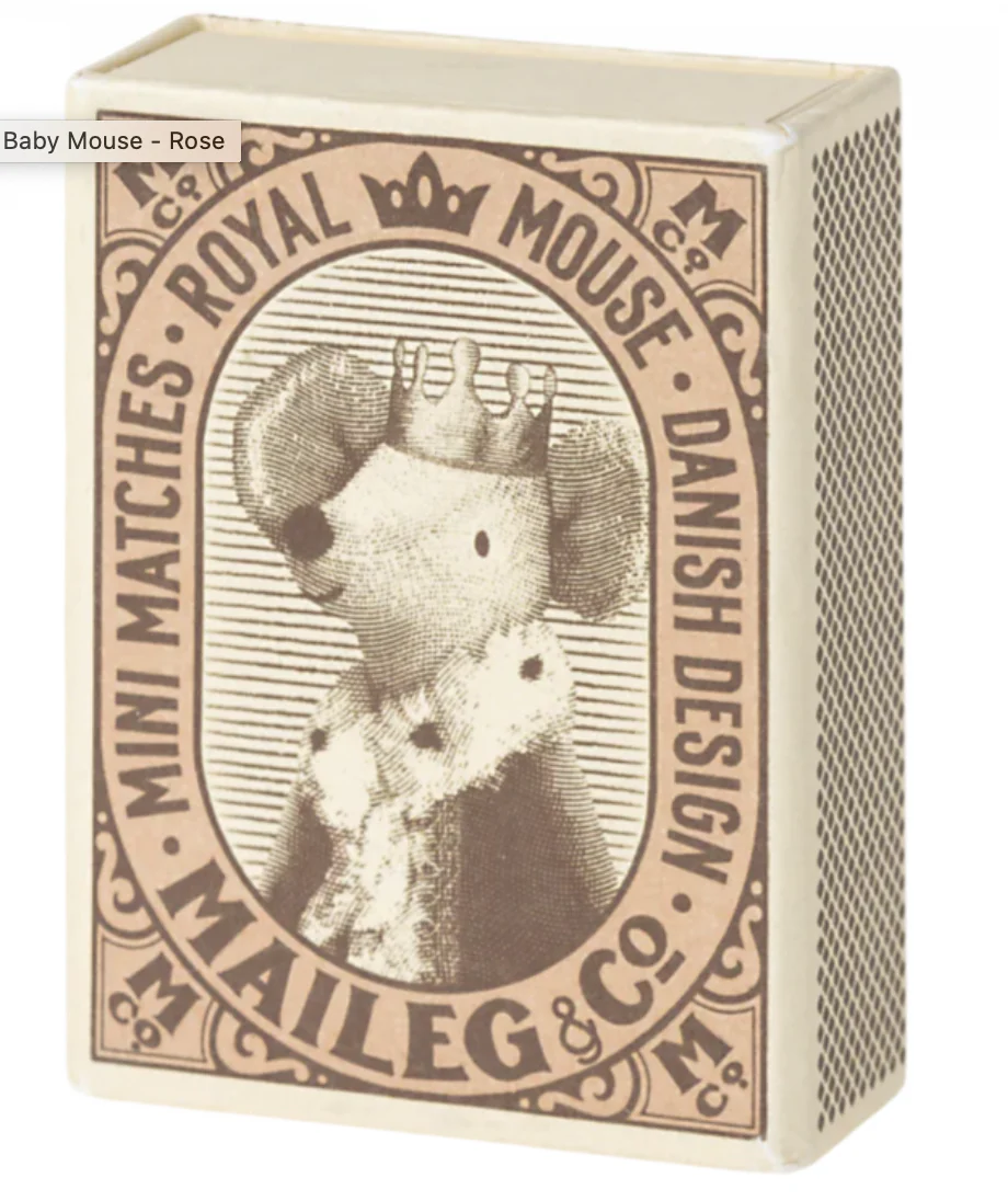 Maileg Baby Mouse Sleepy/Wakey in matchbox - Image 4