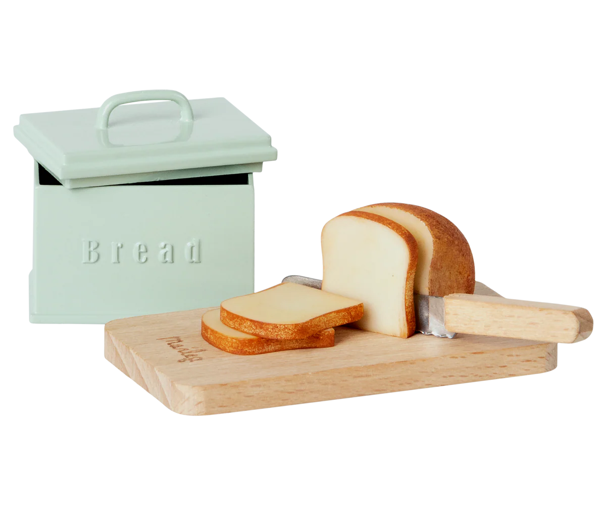 Maileg Bread Box w/ Utensils, Miniature