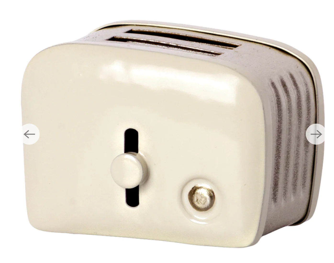 Maileg Mini Toaster - Off White - Image 2