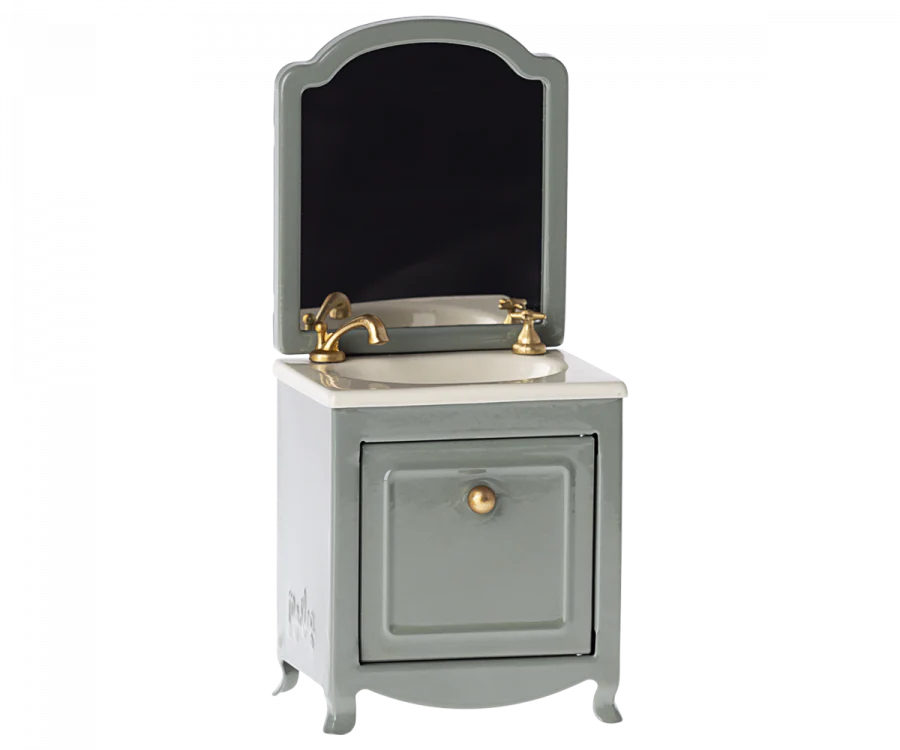 Maileg Sink Dresser w Mirror - Image 6