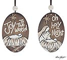 MARY BABY JESUS ORNAMENT ASTD