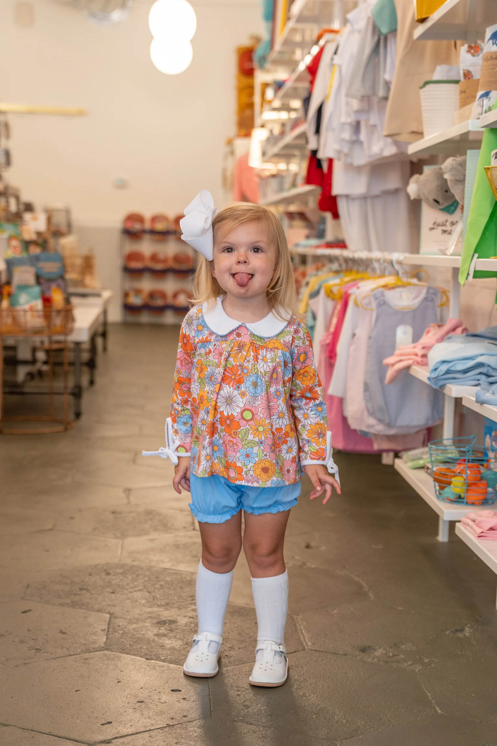 Mary Charlotte Pretty Floral Bloomer Set - Image 2