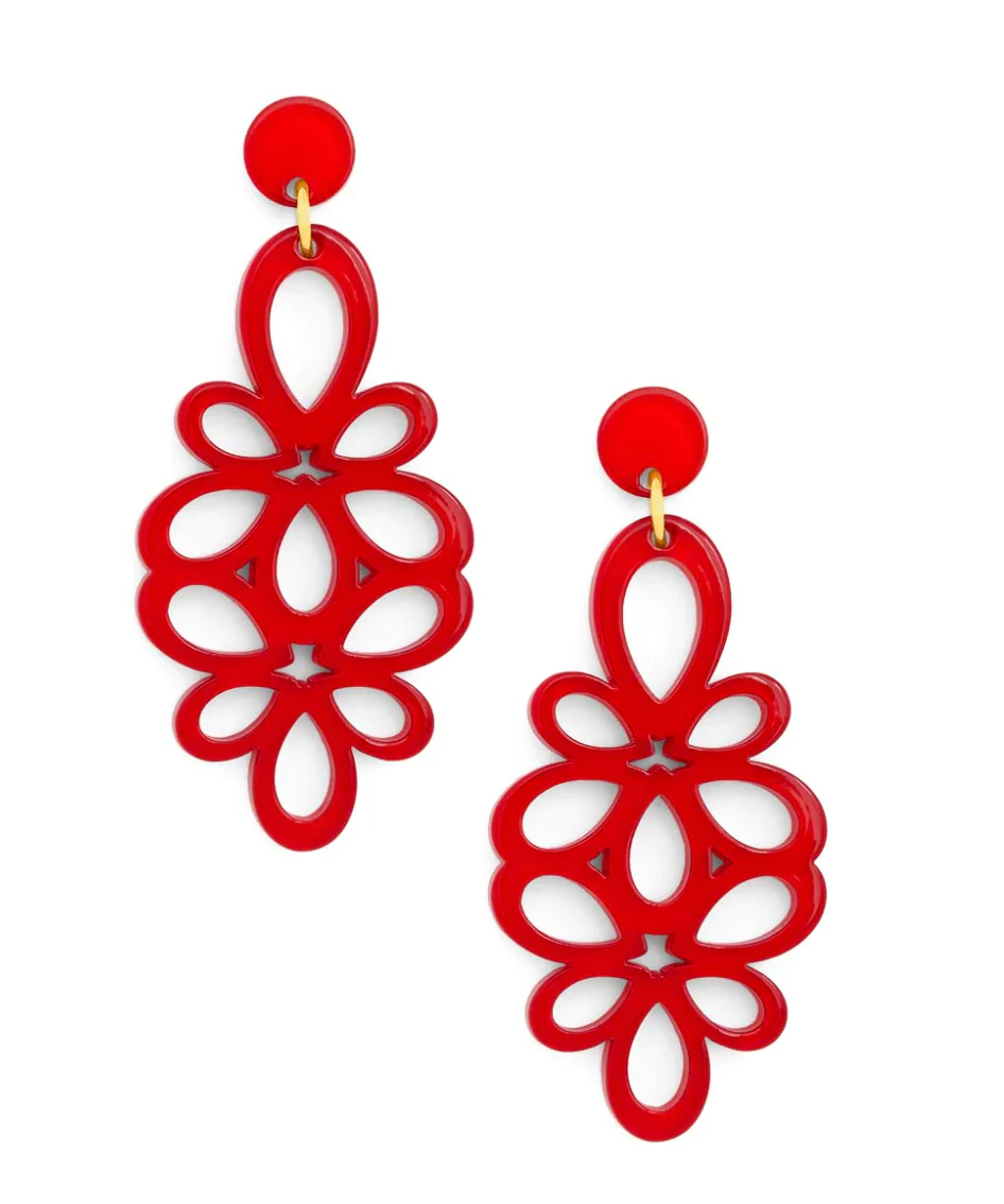Melanie Blooming Flower Resin Earring - Image 5