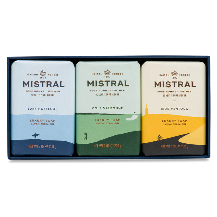 MEN'S 3 SOAPS SET SPORT