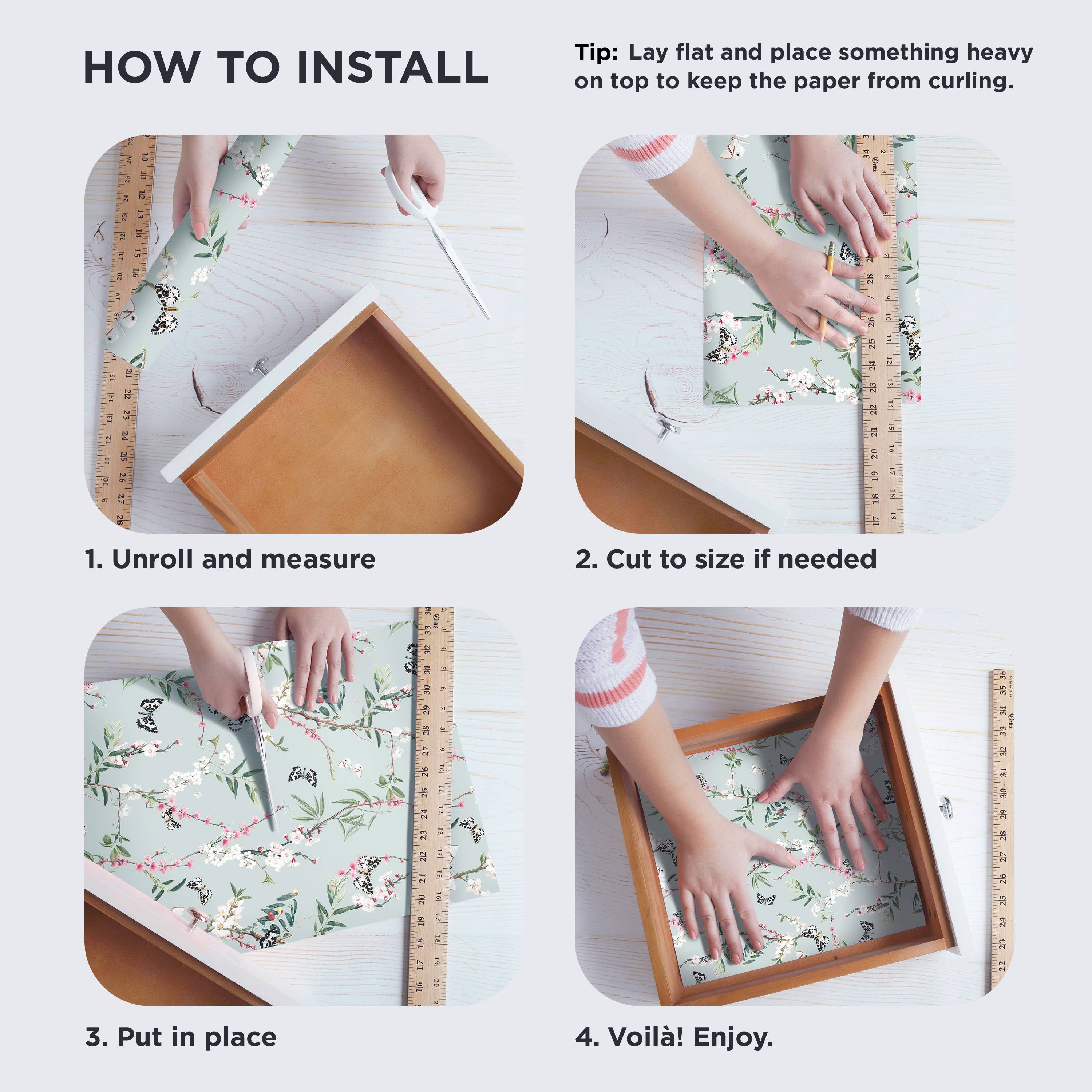 Merriton - Scented Drawer Liners - Gardenia Blossoms (6 Sheets) - Image 5