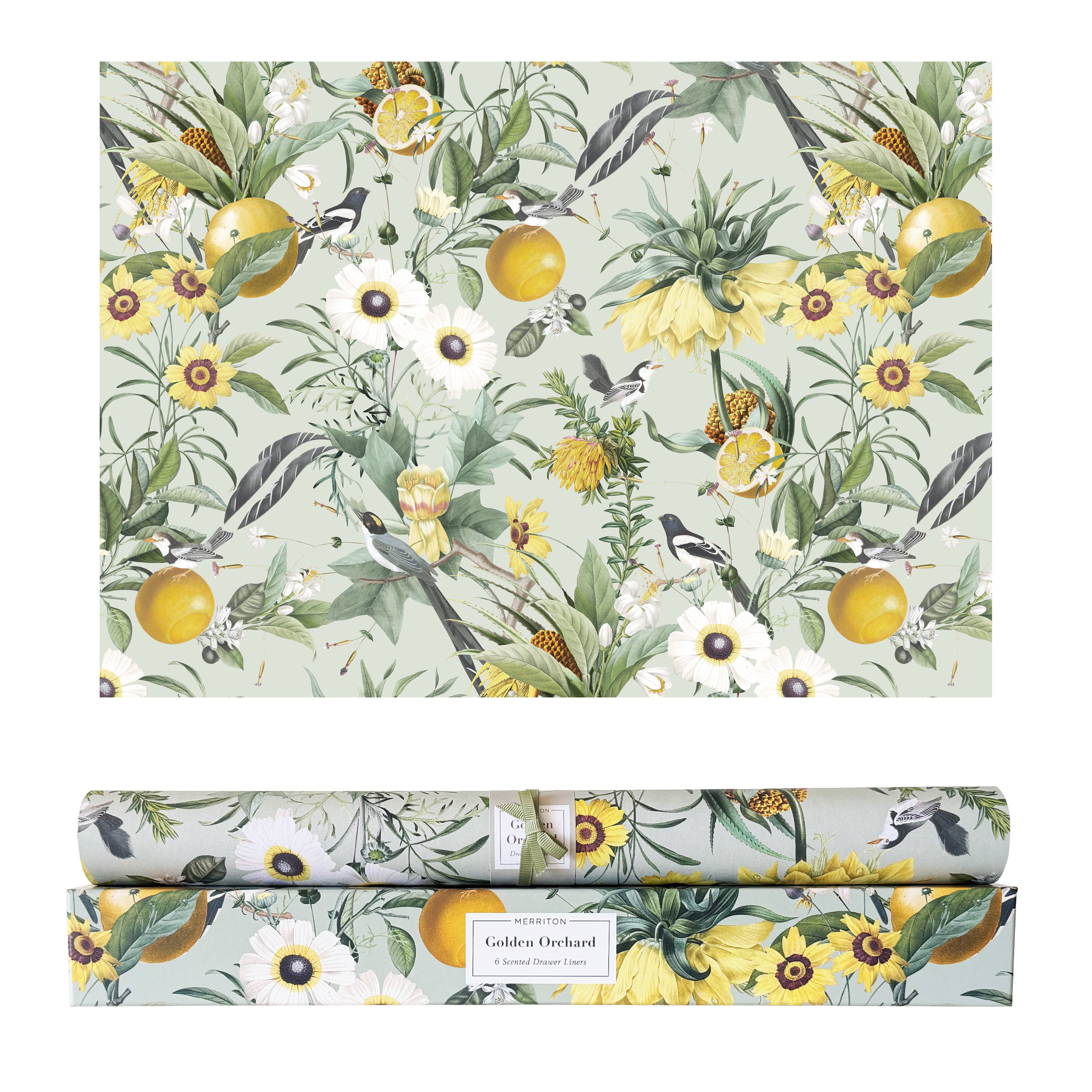 Merriton - Scented Drawer Liners - Golden Orchard (6 Sheets)