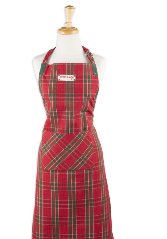 Merry Tartan Apron