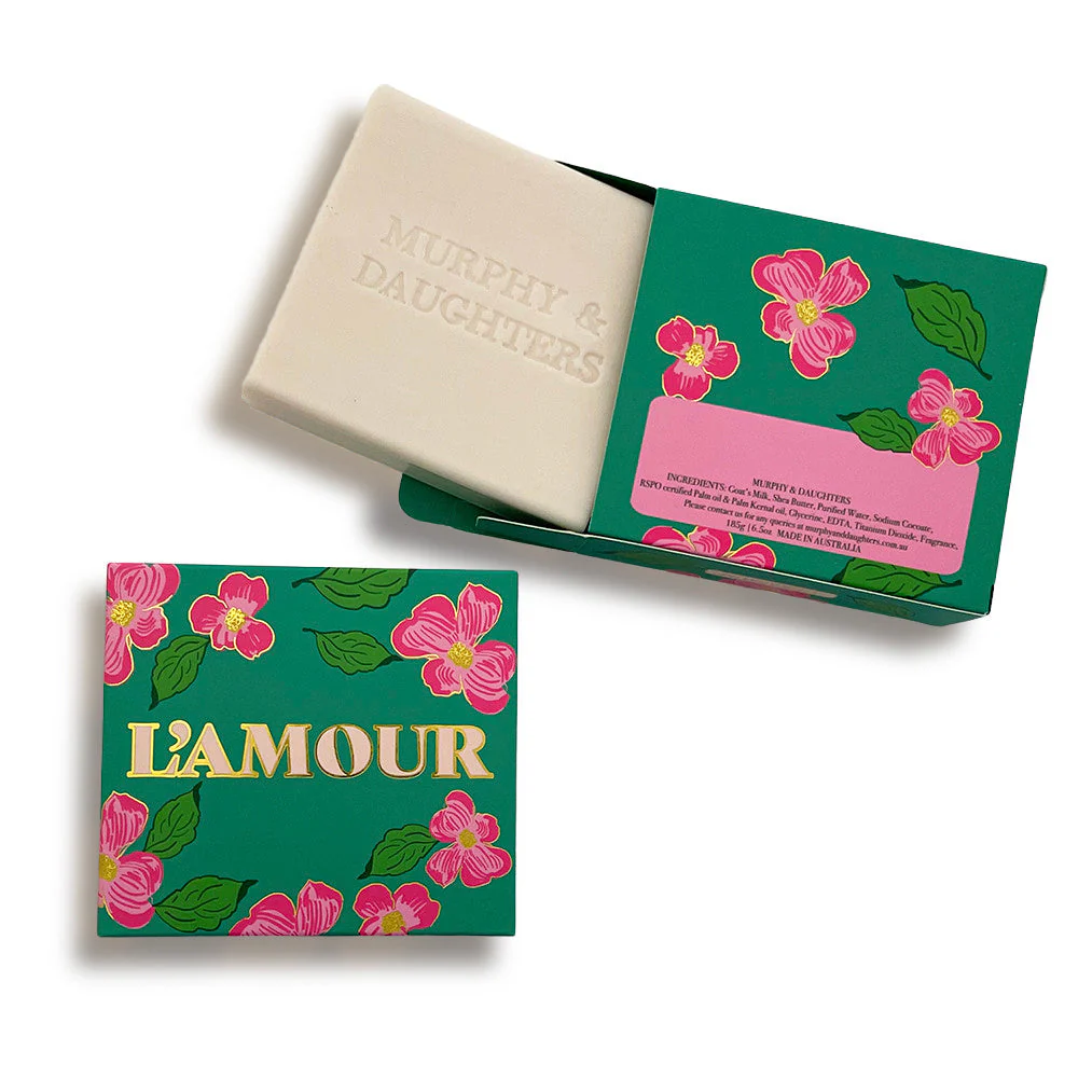 Message on Soap - Geranium (L'AMOUR) - Image 2