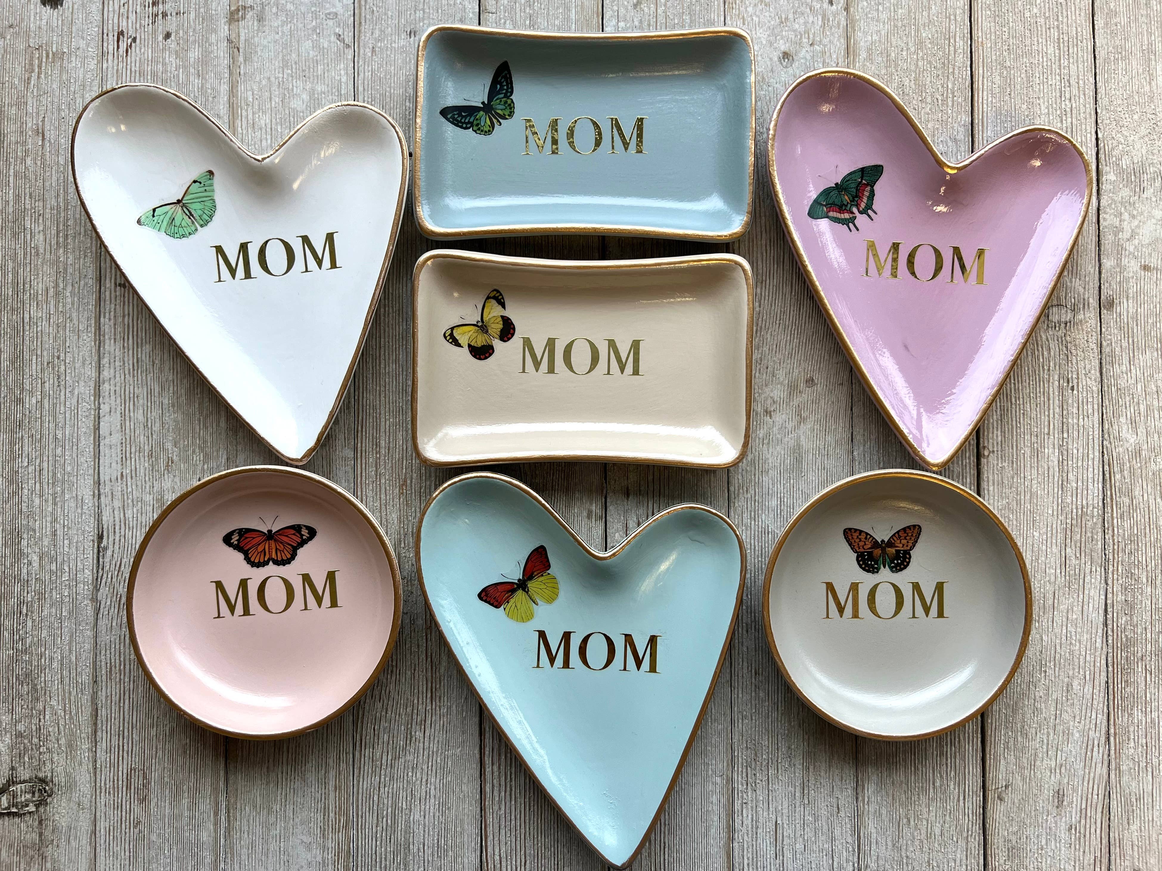 Michelle Allen Designs - Mother's Day jewelry Dish: Aqua / Heart