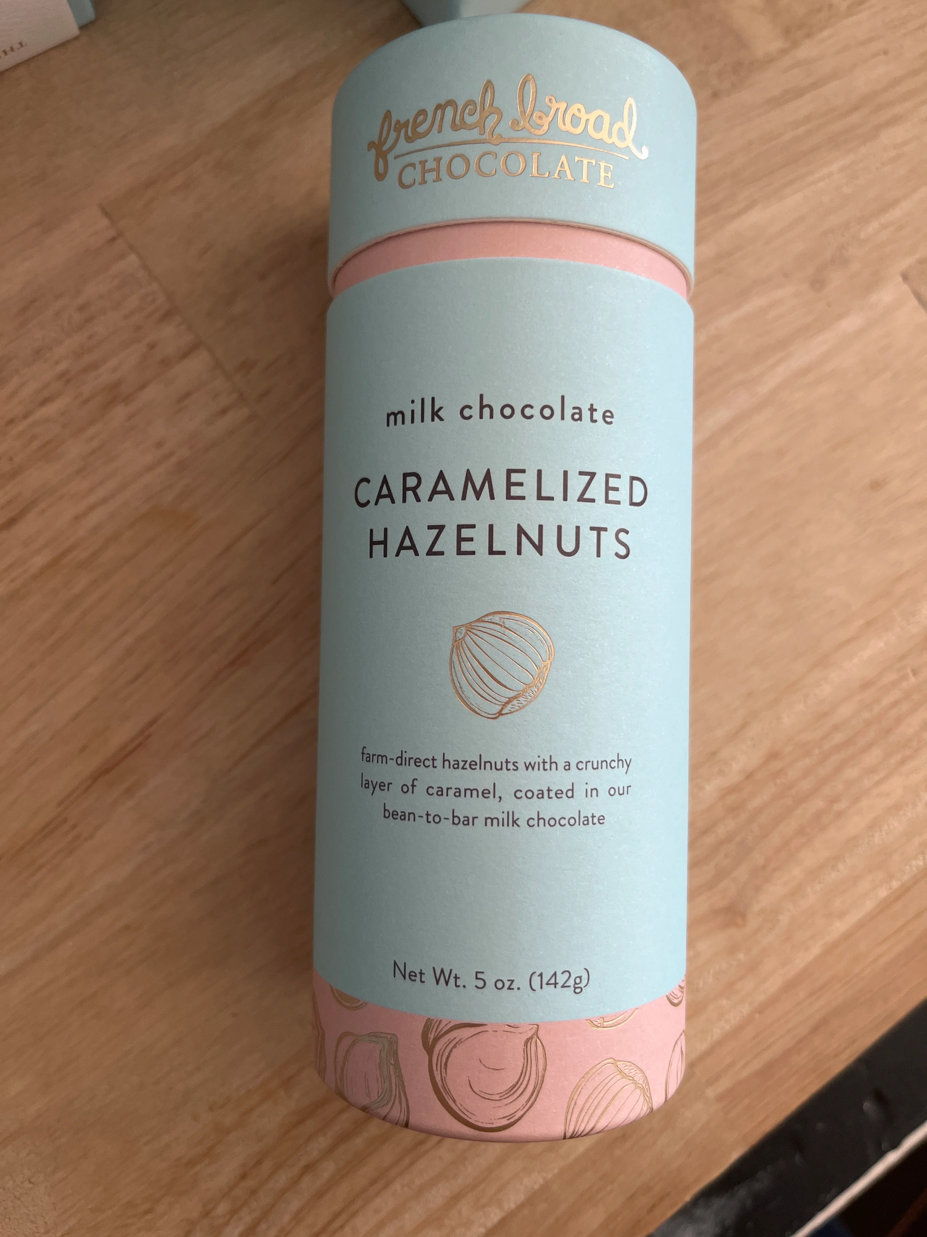 Milk Chocolate-Covered Caramelized Hazelnuts - 5oz