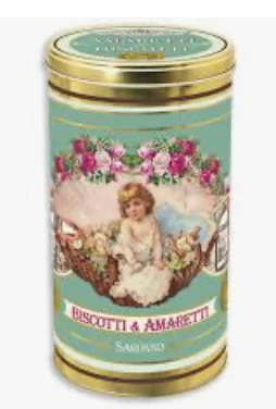 Mixed Amaretti in Vintage Italia Tin