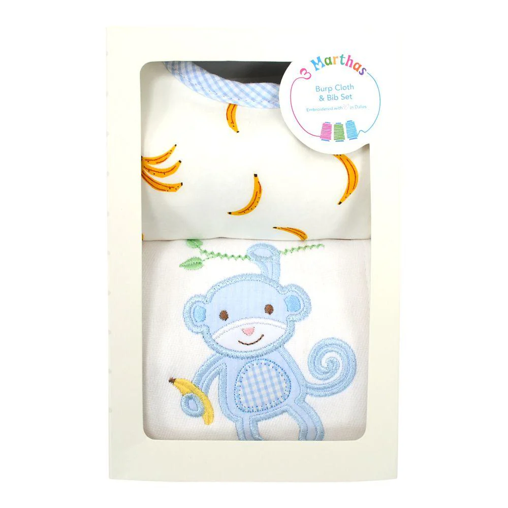 Monkey Bib & Burp Box Set - Image 2