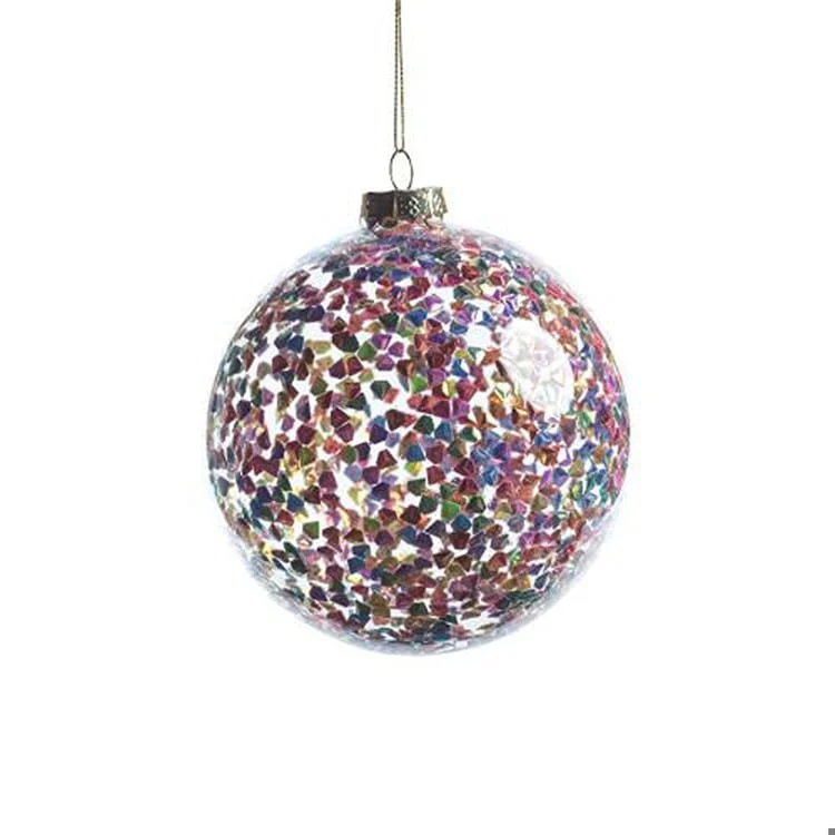 Multicolor Sequin Ornament - 4.75"