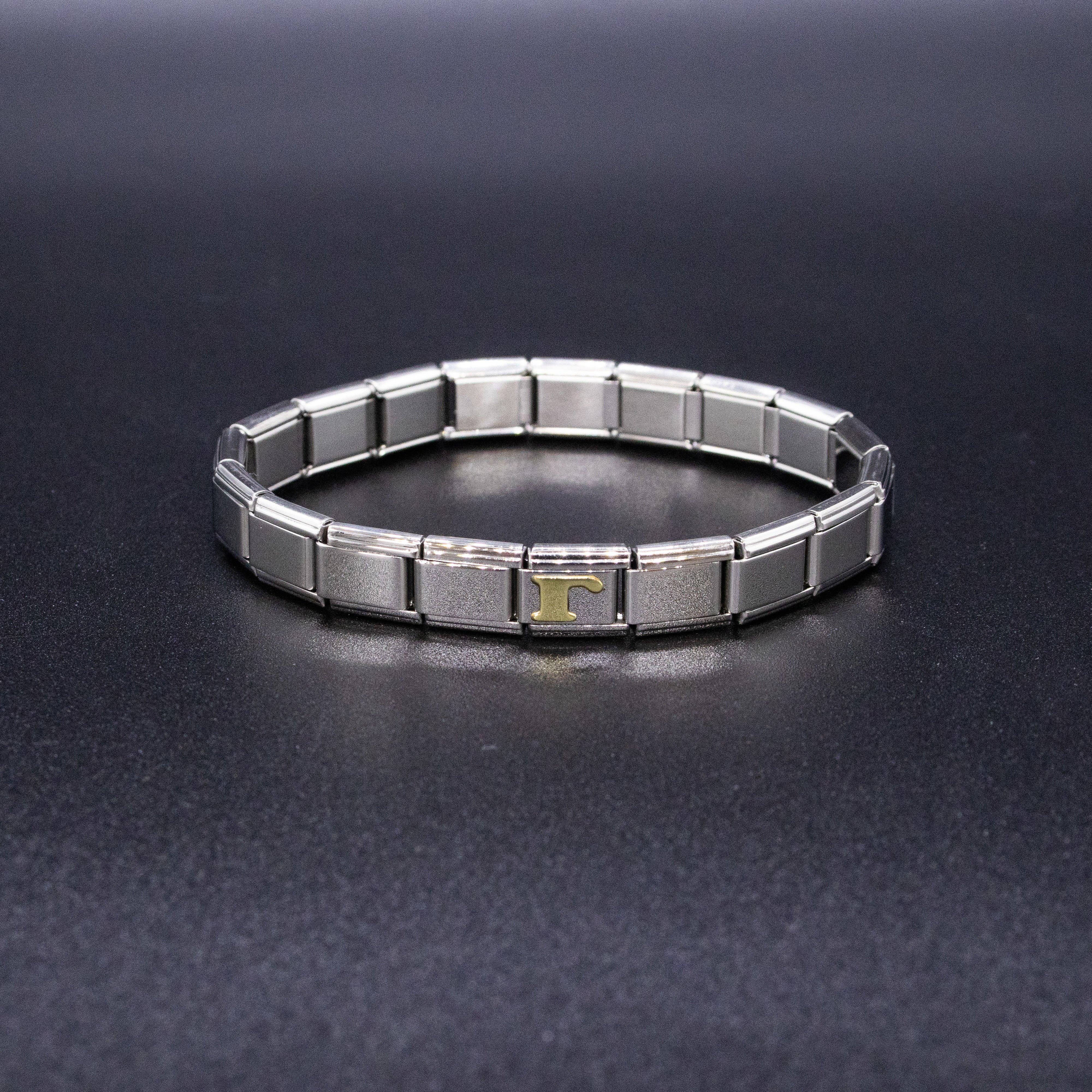 Natalia - Italian Charm Bracelet Charms - Greek Alphabet Letter Links: GAMMA - Image 7