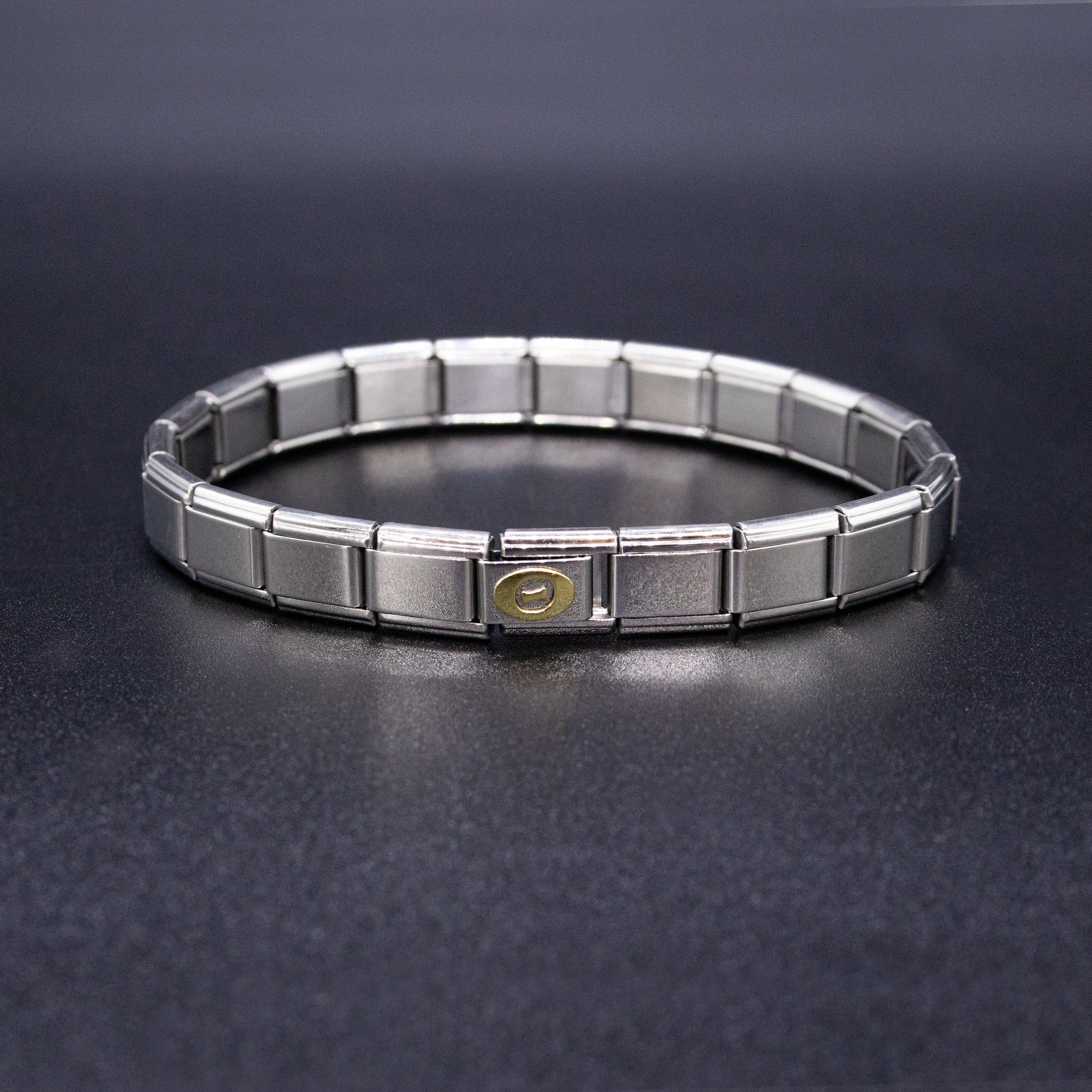 Natalia - Italian Charm Bracelet Charms - Greek Alphabet Letter Links: SIGMA - Image 12
