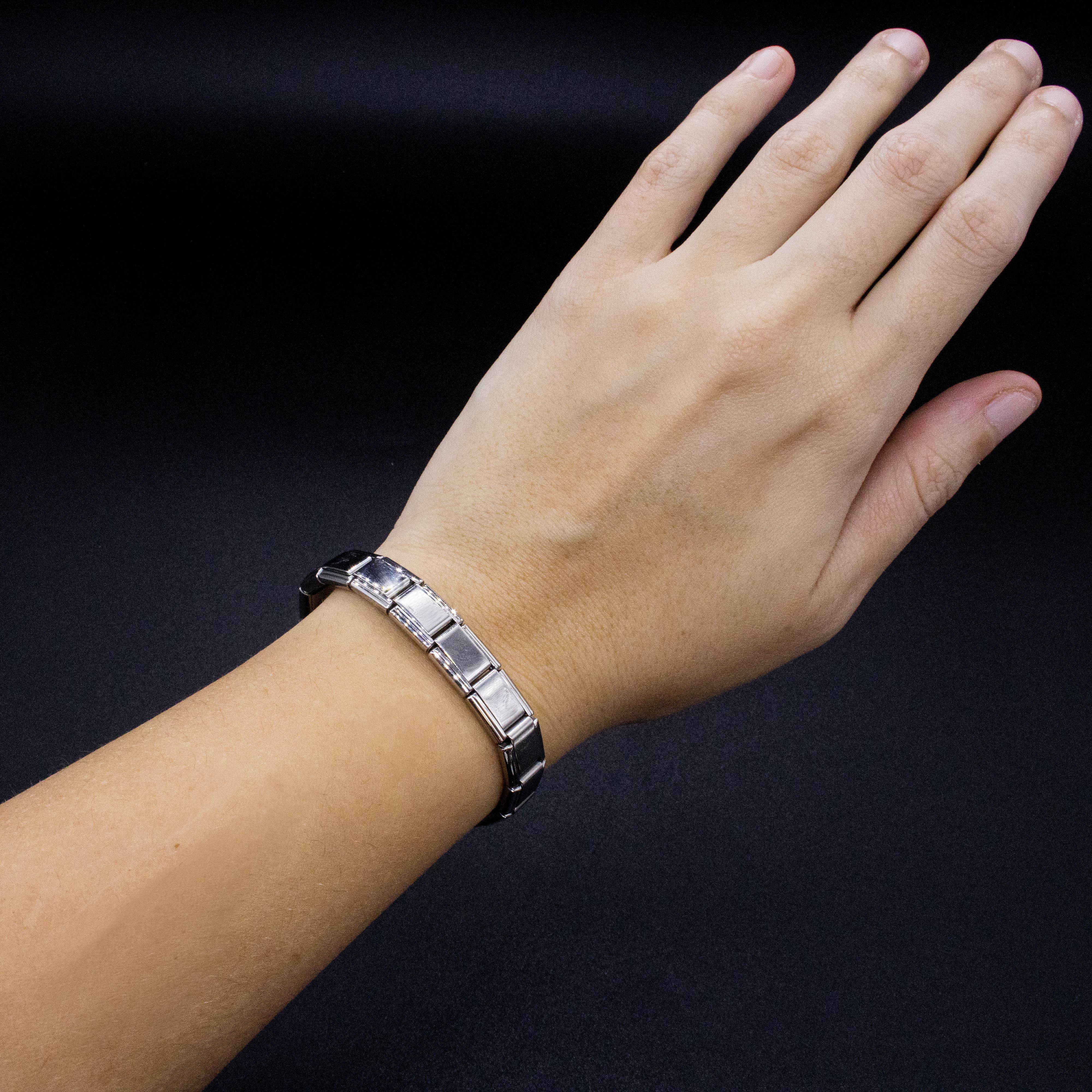 Natalia - Italian Charm Bracelet Starter - 316L Stainless Steel - Image 3