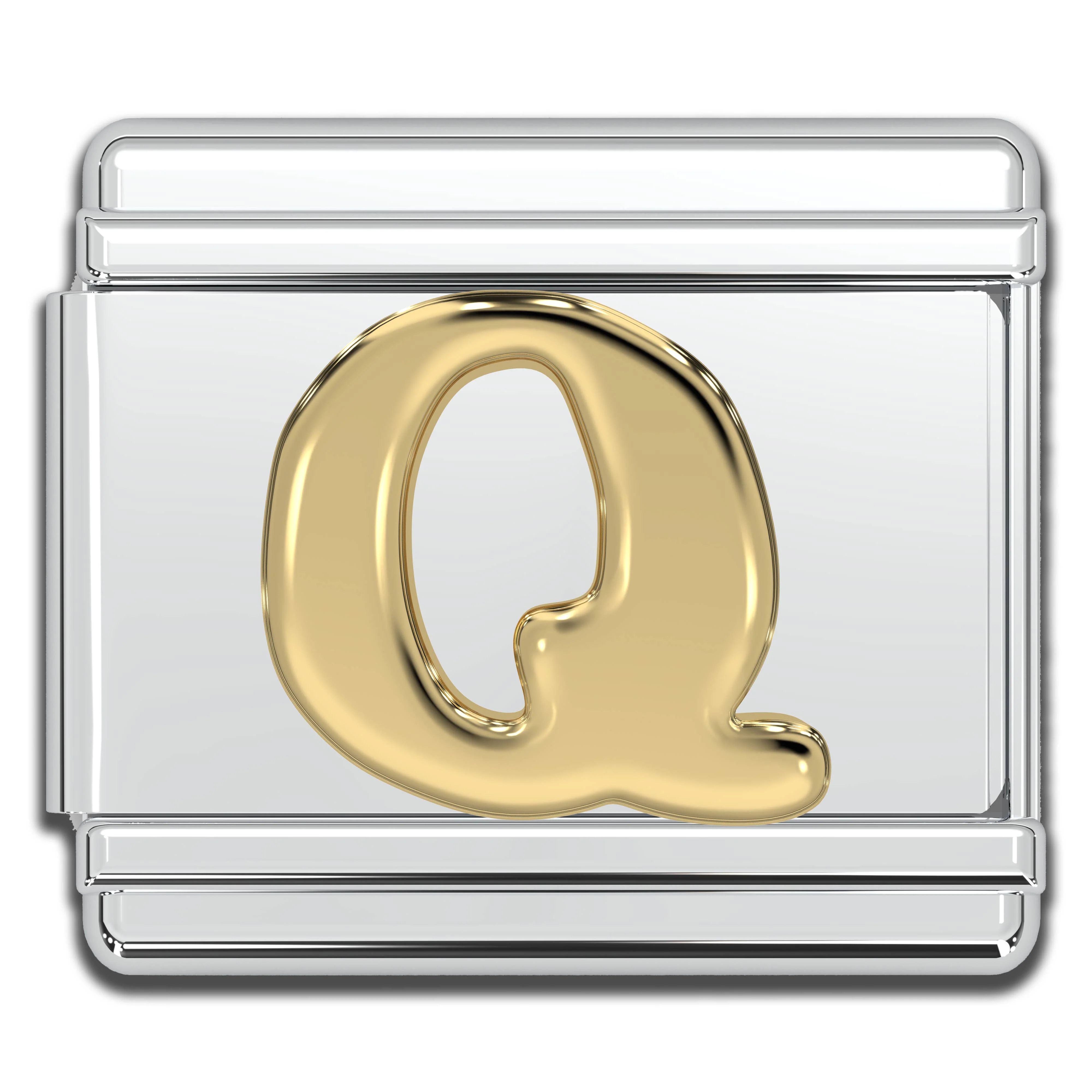Natalia - Italian Charm Letters A-Z - 9mm Gold Bracelet Charms: D - Image 15