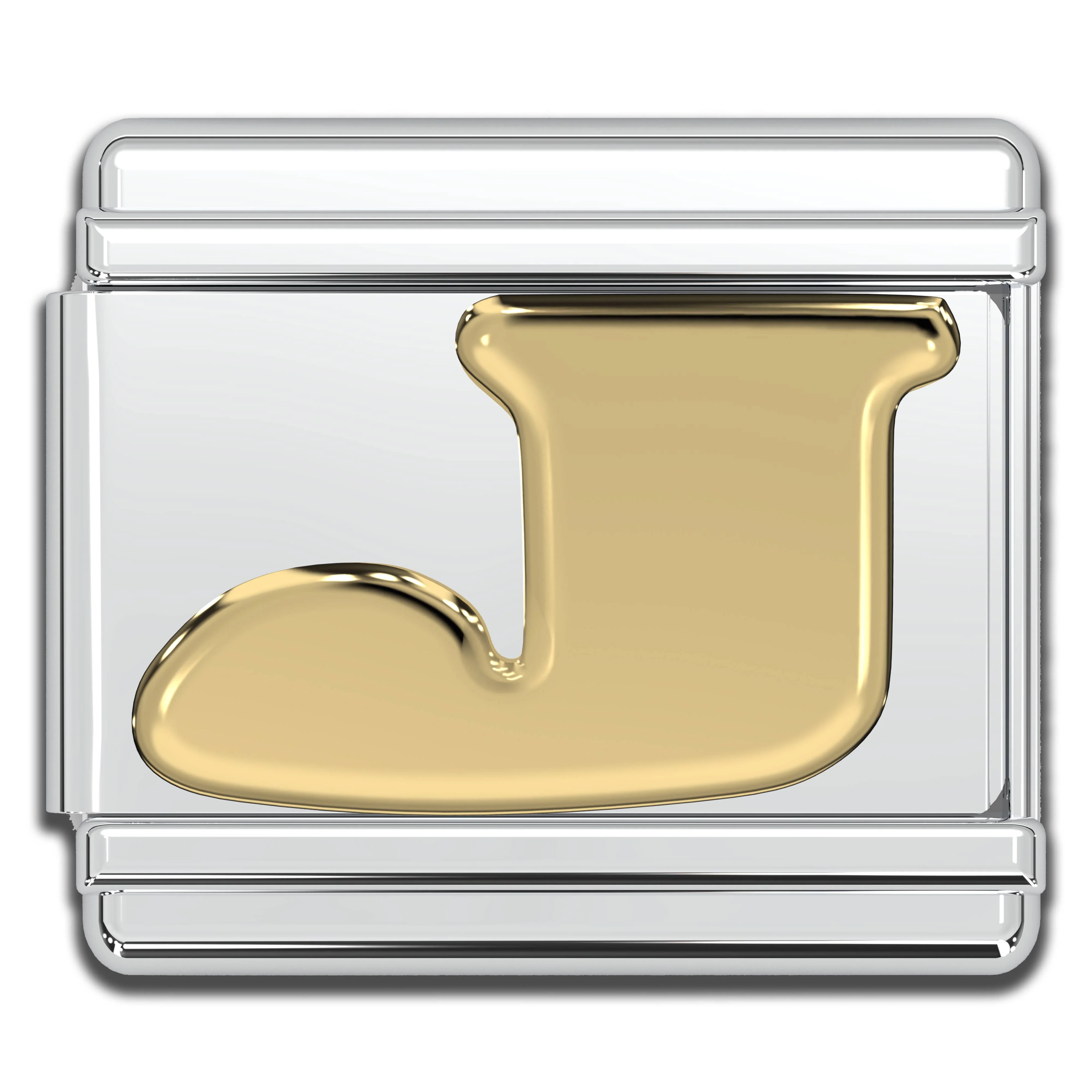 Natalia - Italian Charm Letters A-Z - 9mm Gold Bracelet Charms: D - Image 8