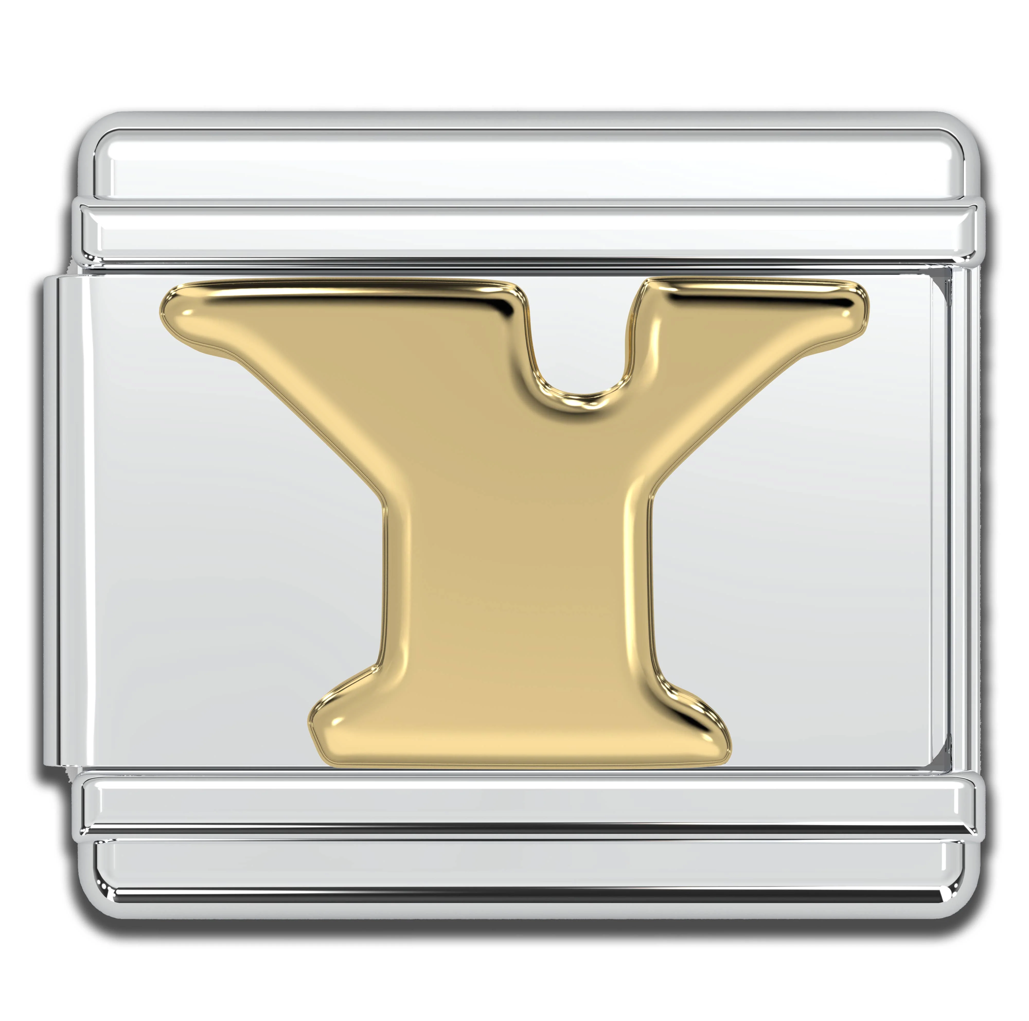 Natalia - Italian Charm Letters A-Z - 9mm Gold Bracelet Charms: O - Image 23