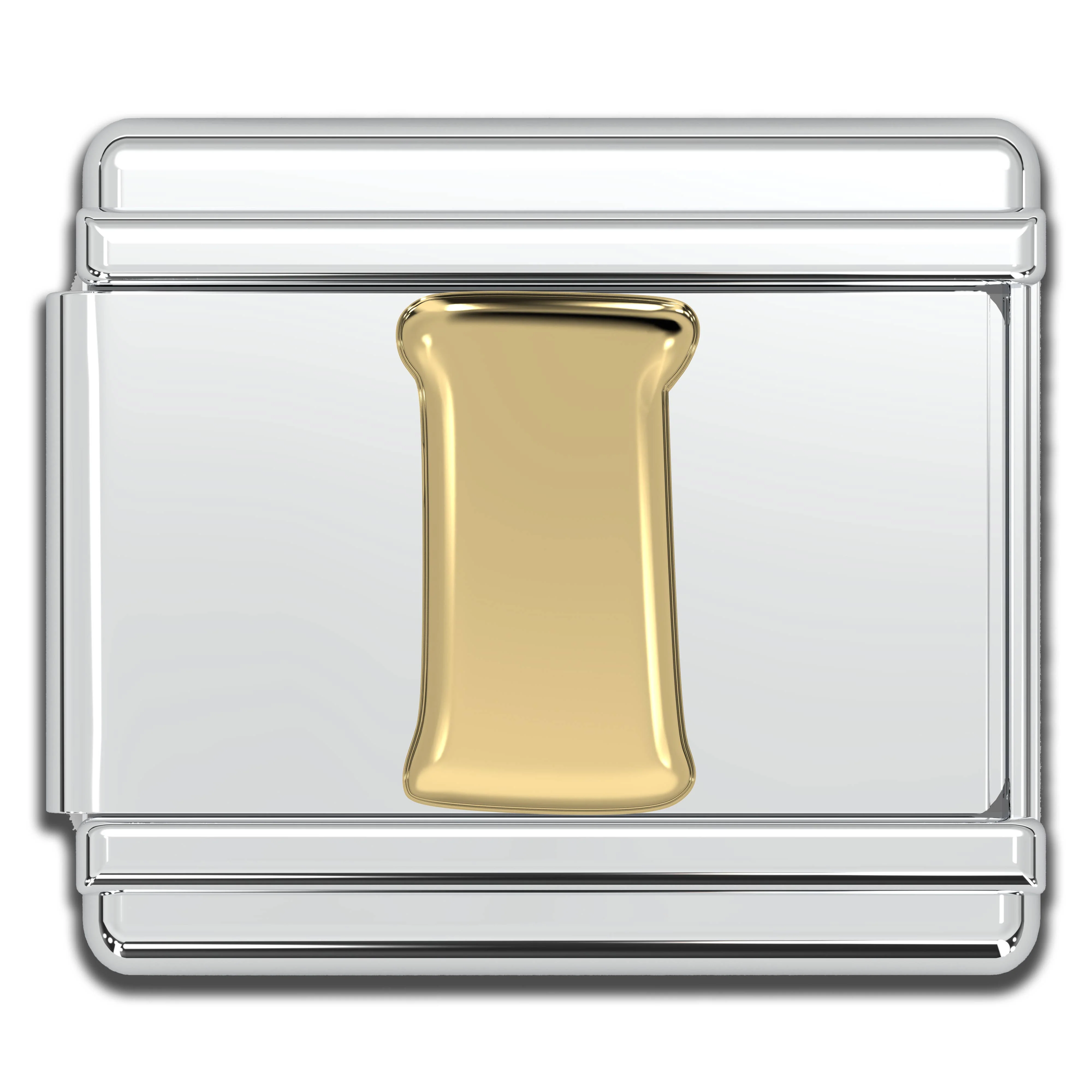 Natalia - Italian Charm Letters A-Z - 9mm Gold Bracelet Charms: R - Image 8