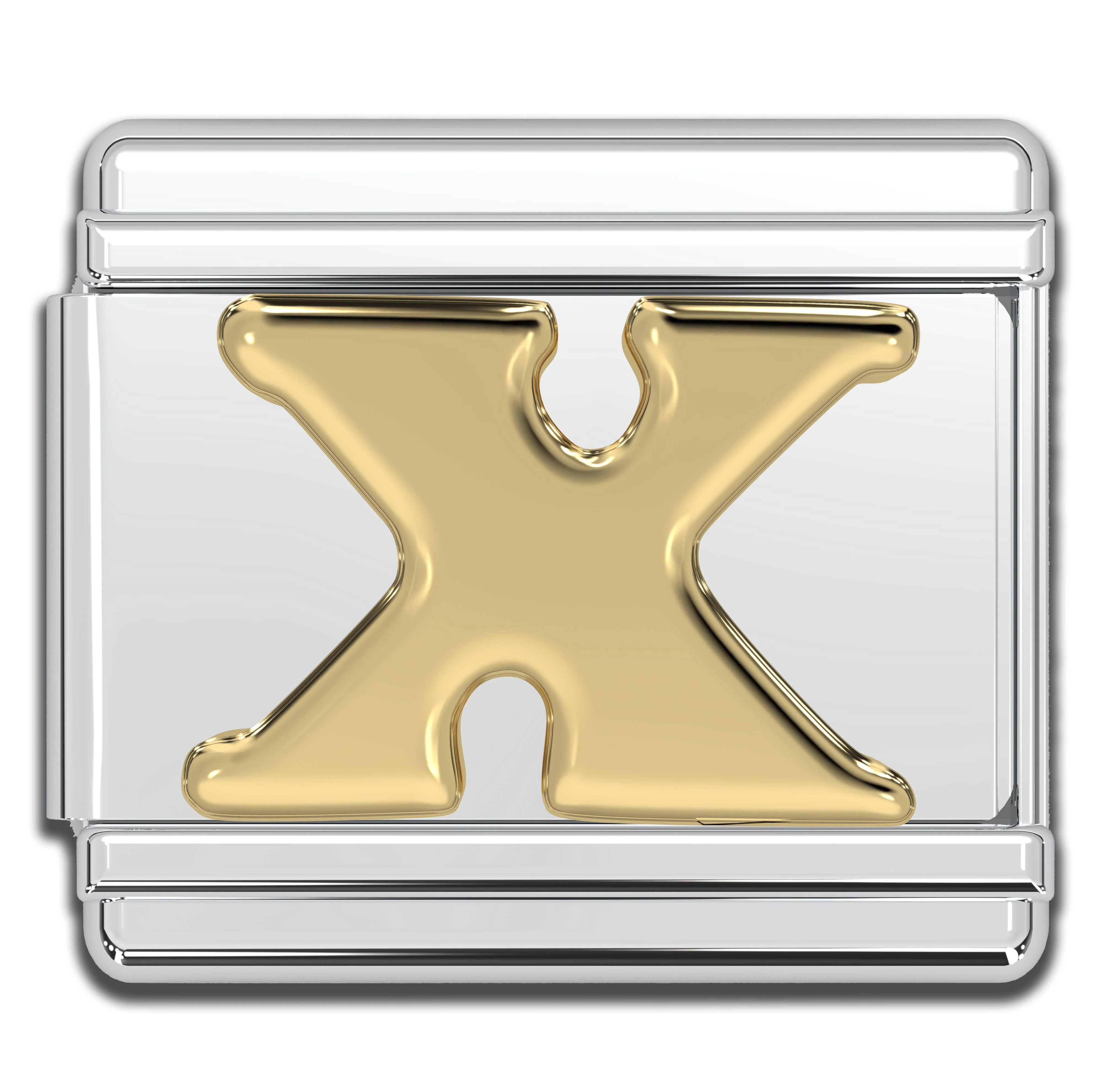 Natalia - Italian Charm Letters A-Z - 9mm Gold Bracelet Charms: S - Image 22