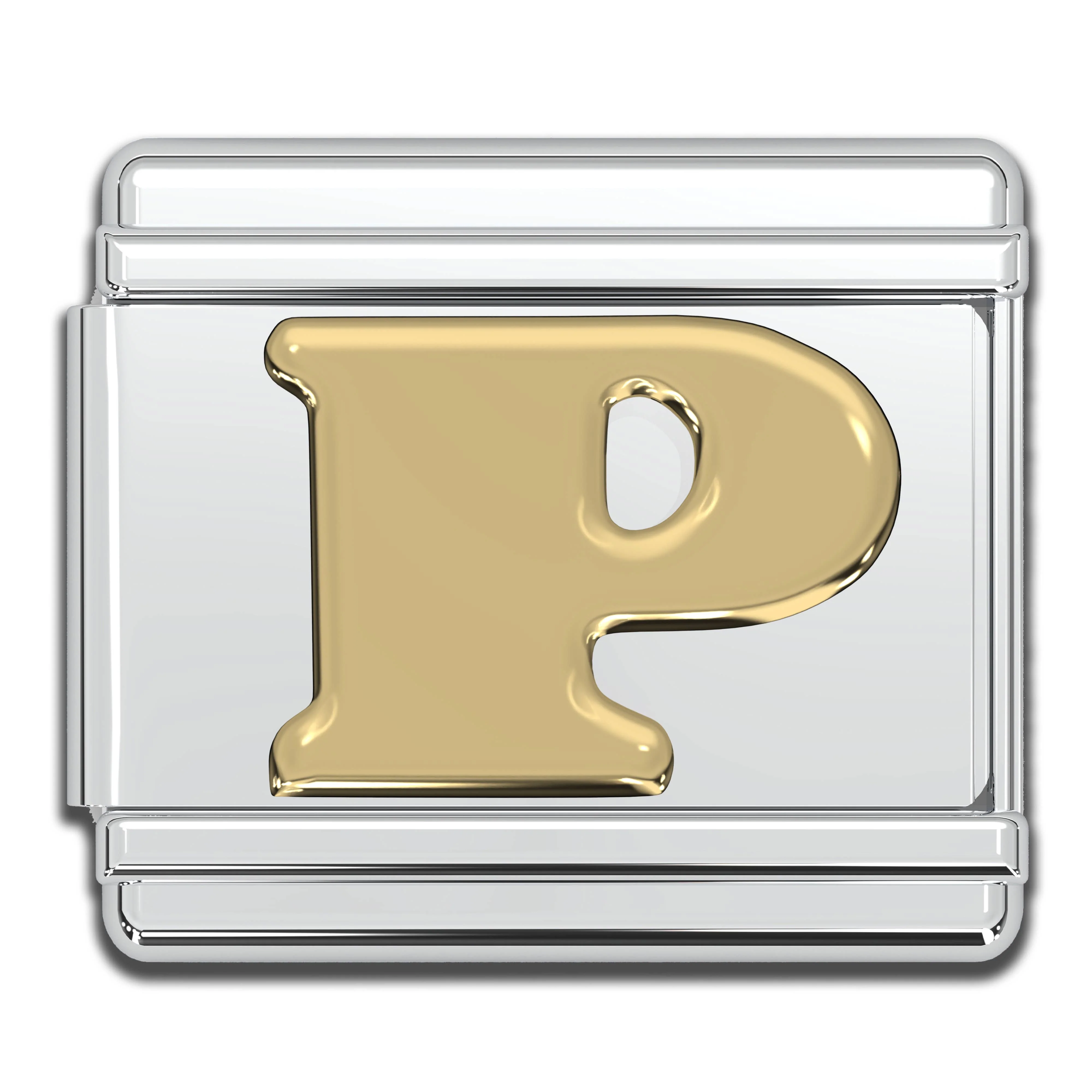 Natalia - Italian Charm Letters A-Z - 9mm Gold Bracelet Charms: X - Image 15