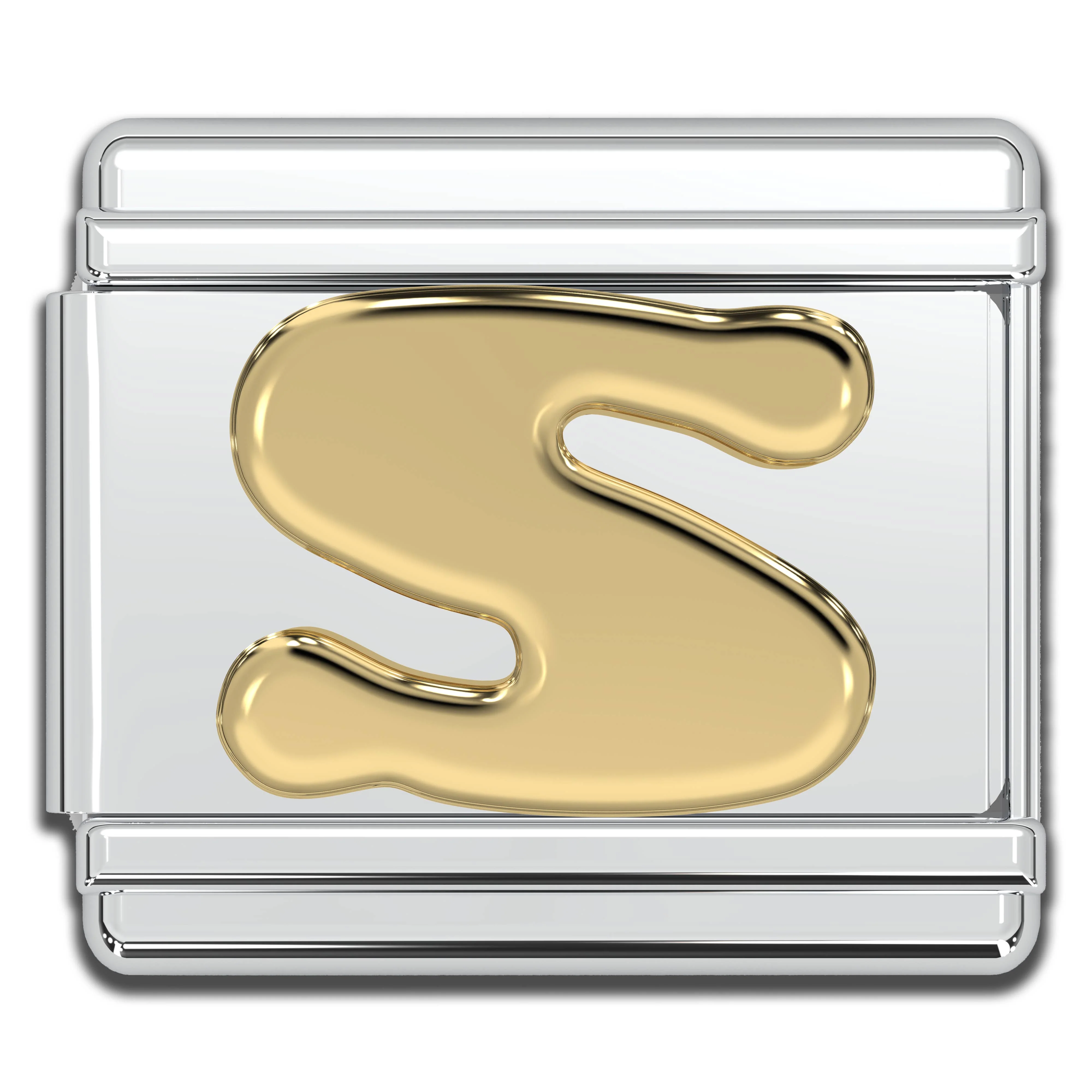 Natalia - Italian Charm Letters A-Z - 9mm Gold Bracelet Charms: Y - Image 18
