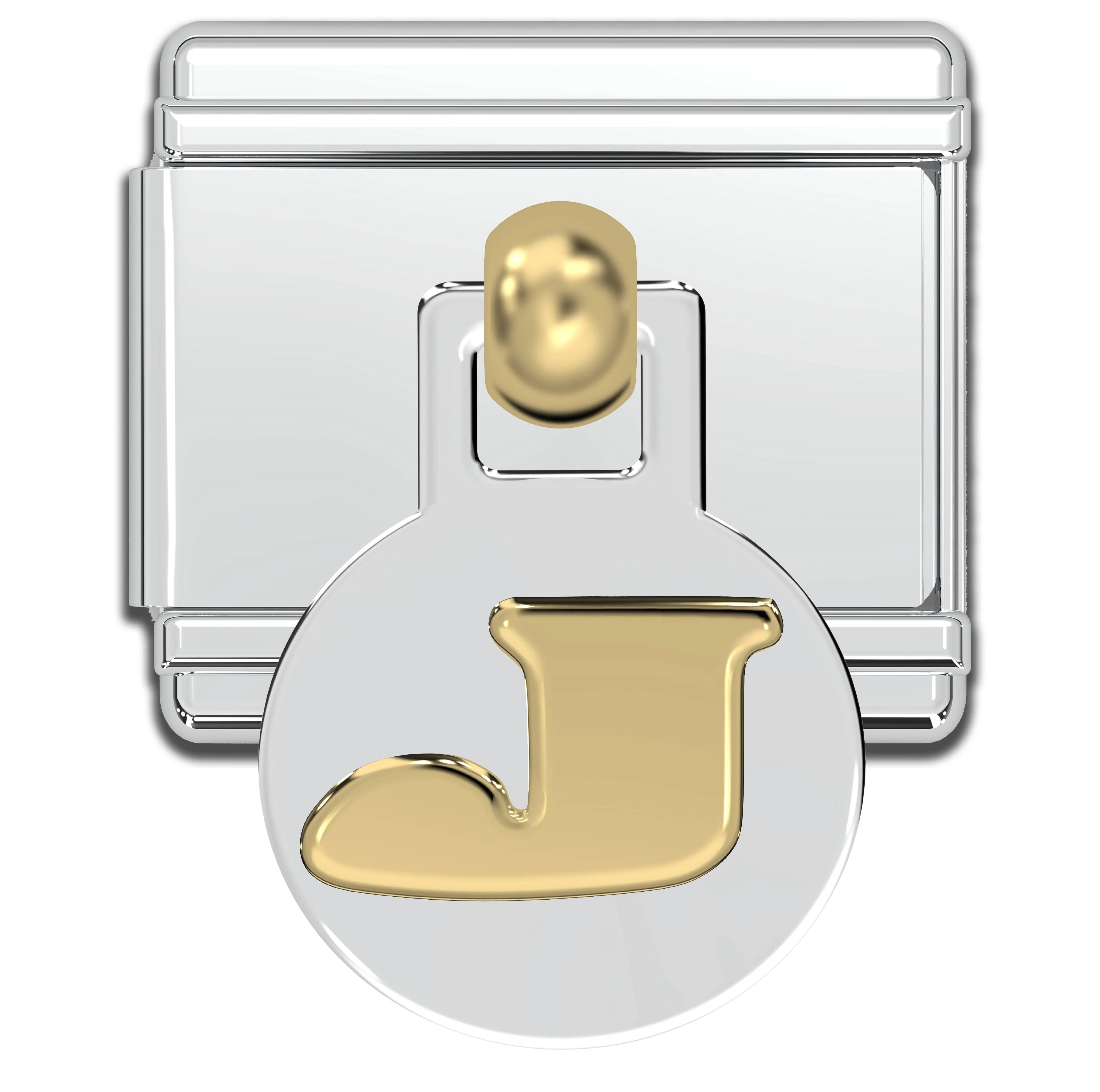 Natalia - Italian Charm Letters A-Z - 9mm Gold Dangle Bracelet Charms: N - Image 25