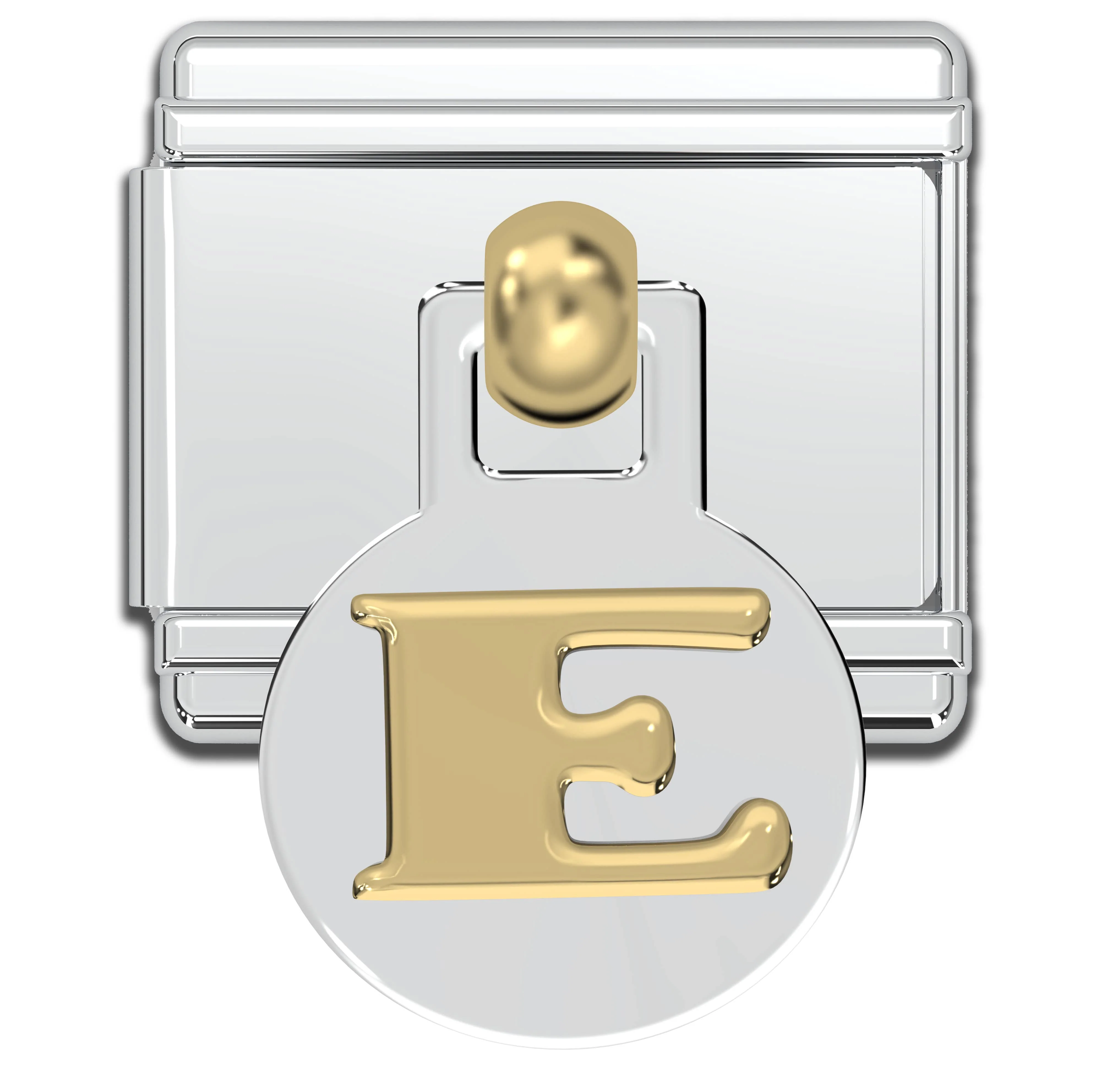 Natalia - Italian Charm Letters A-Z - 9mm Gold Dangle Bracelet Charms: S - Image 15